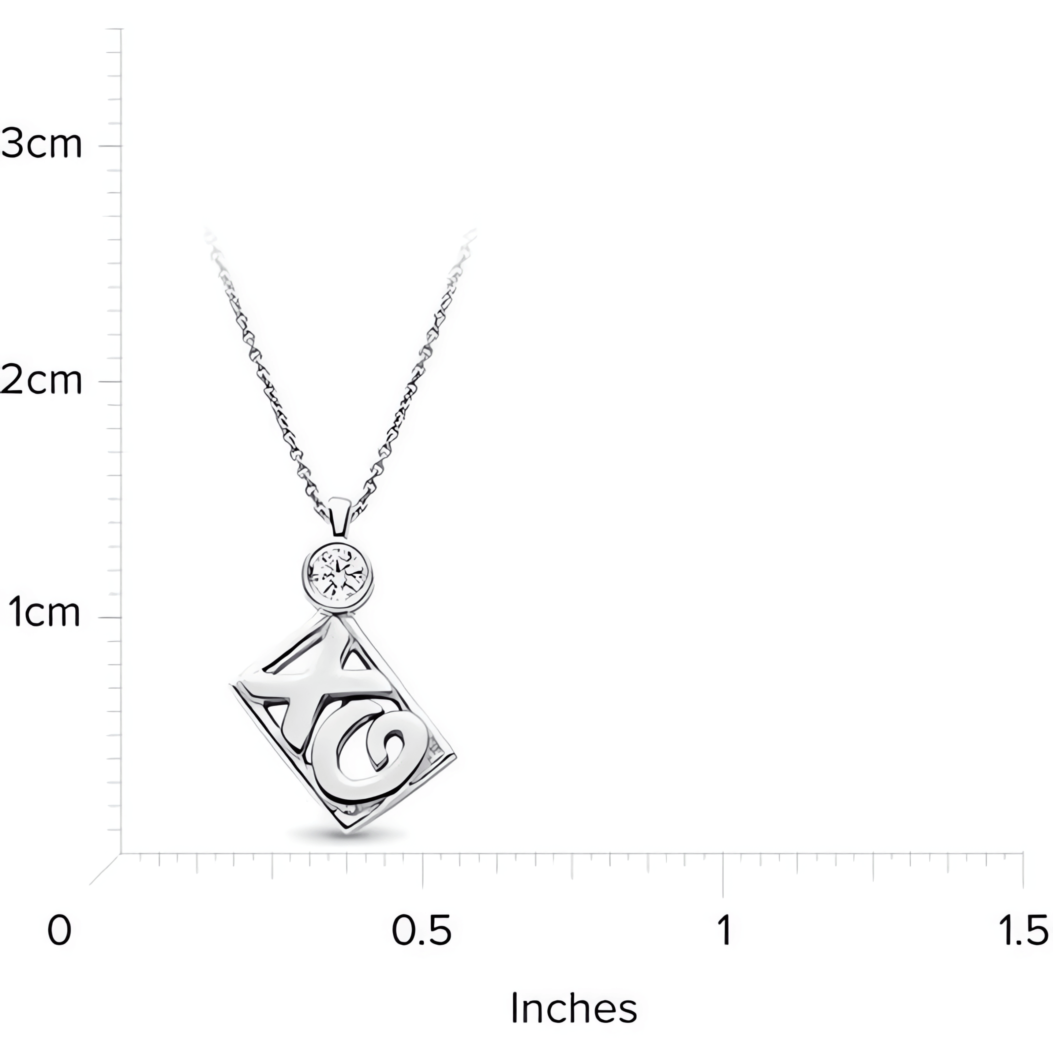 14kt White Gold/measurement