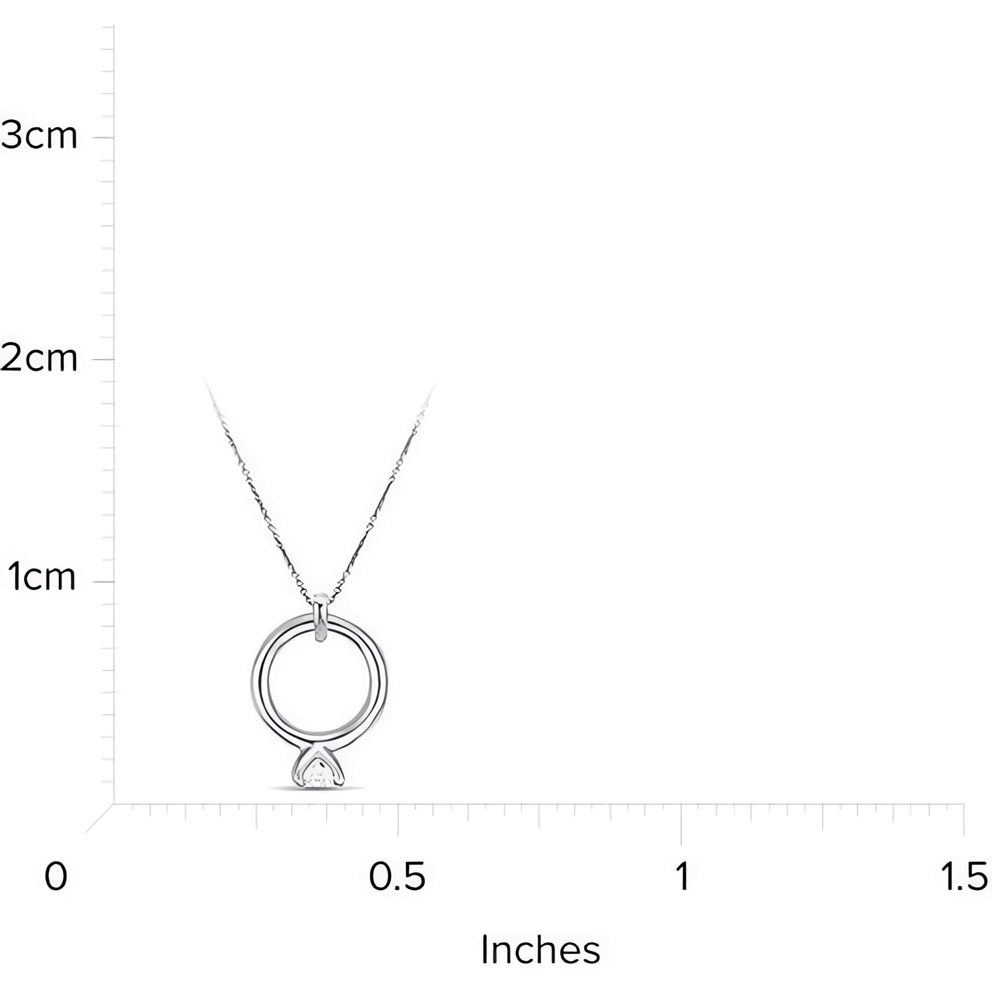 14kt White Gold/measurement