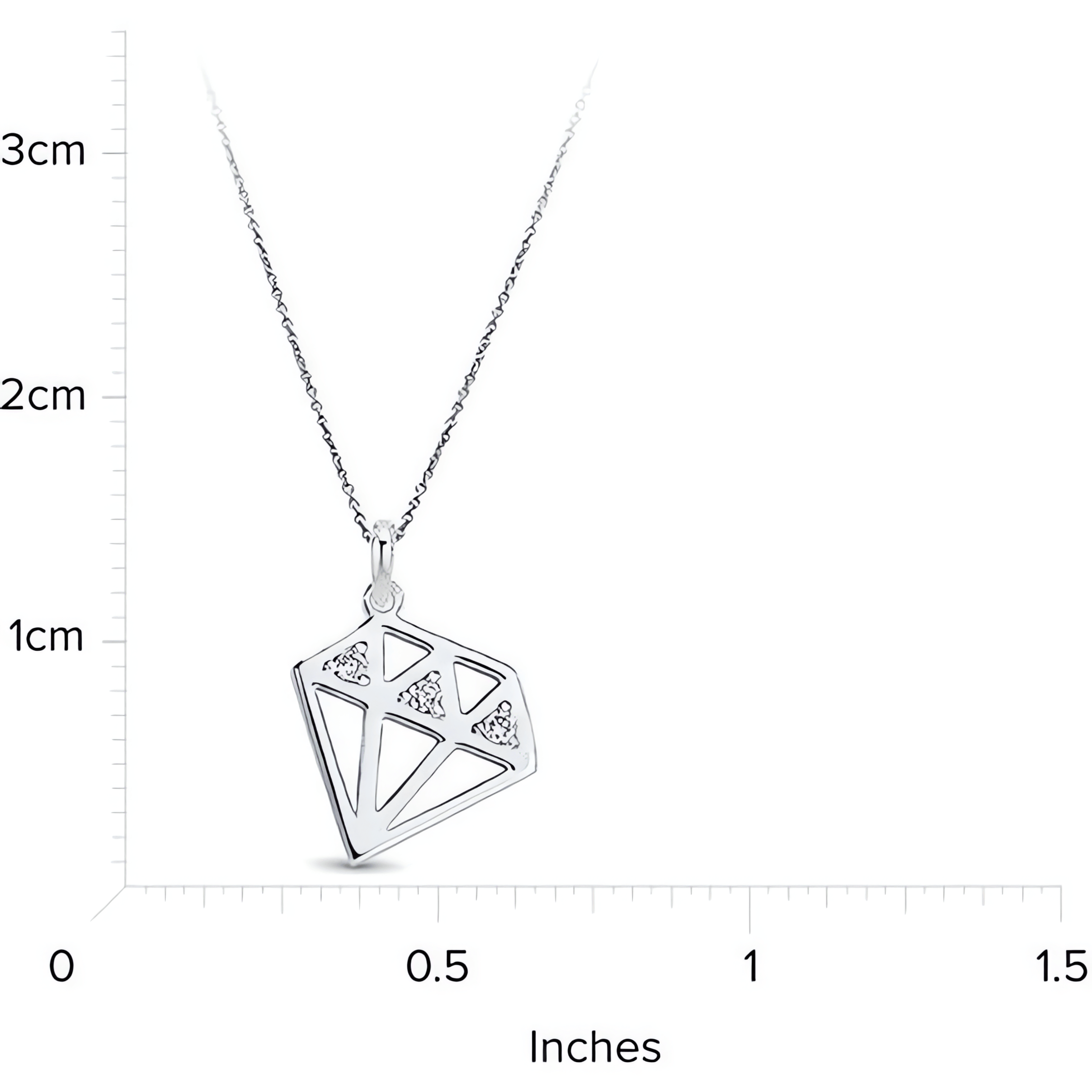 14kt White Gold/measurement