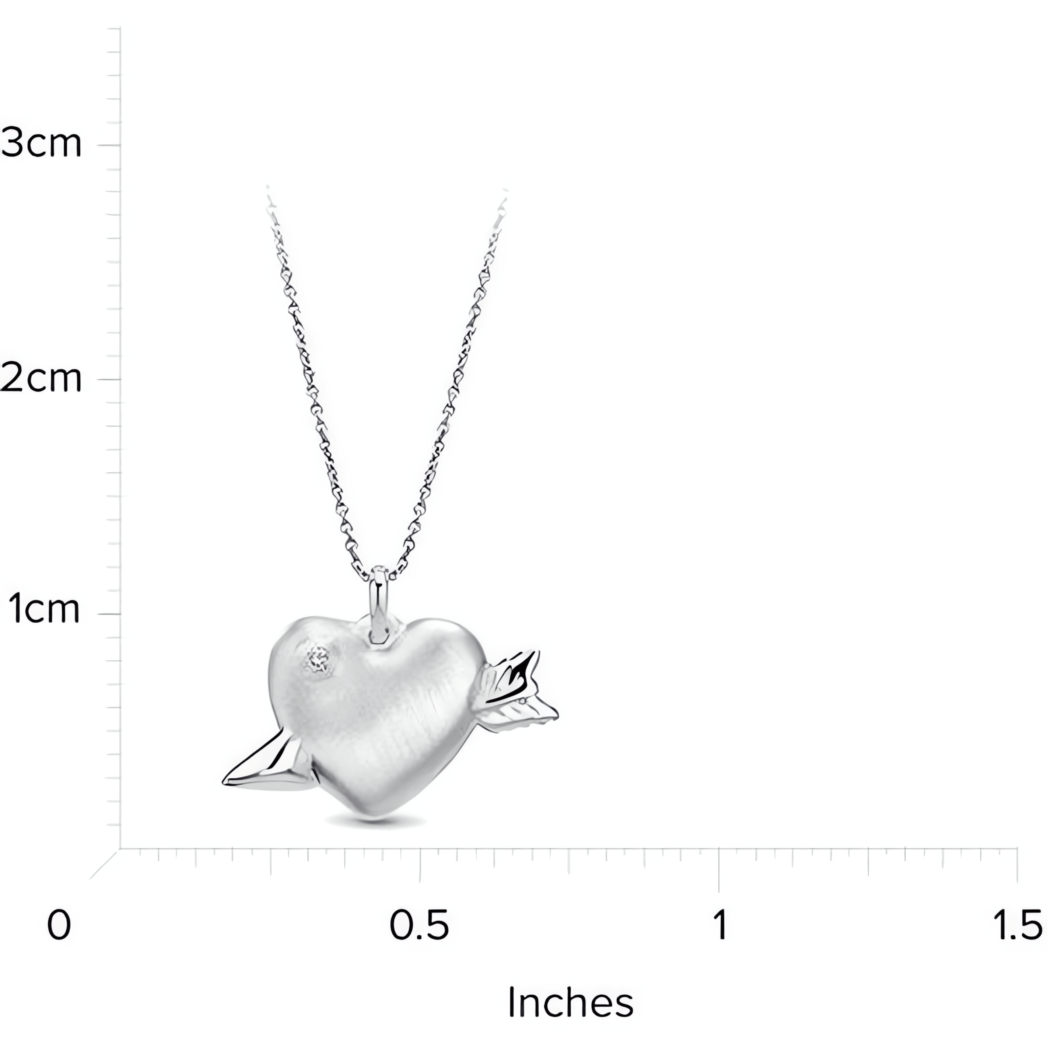 14kt White Gold/measurement