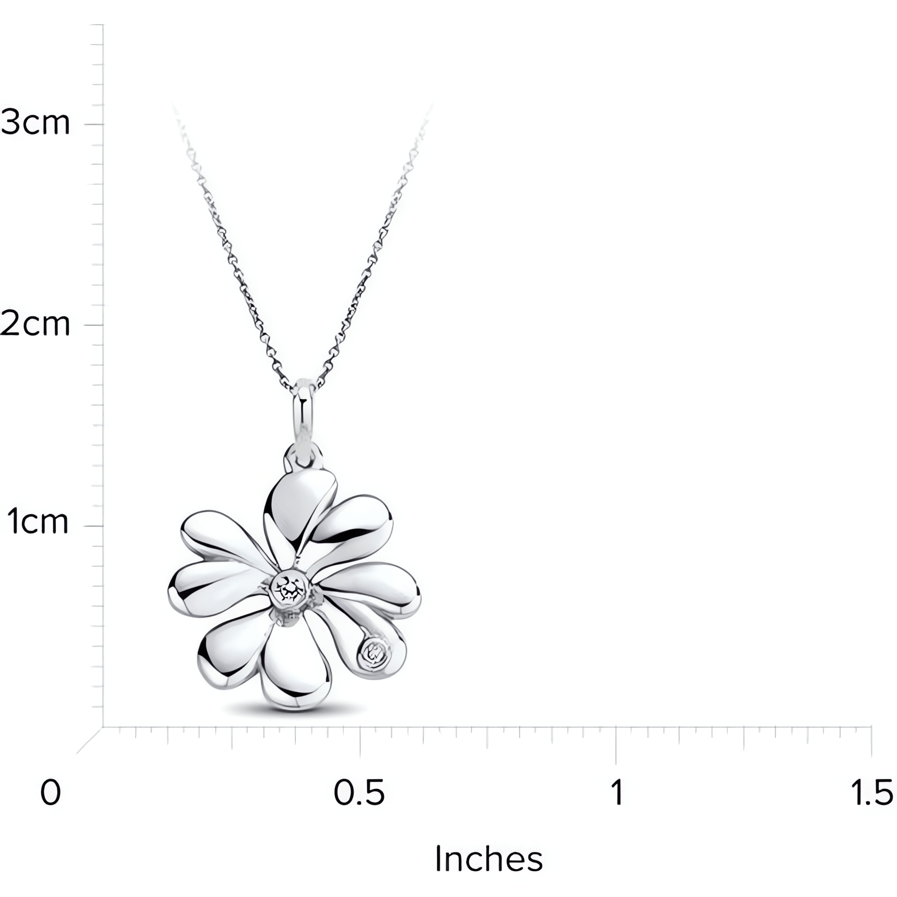 14kt White Gold/measurement