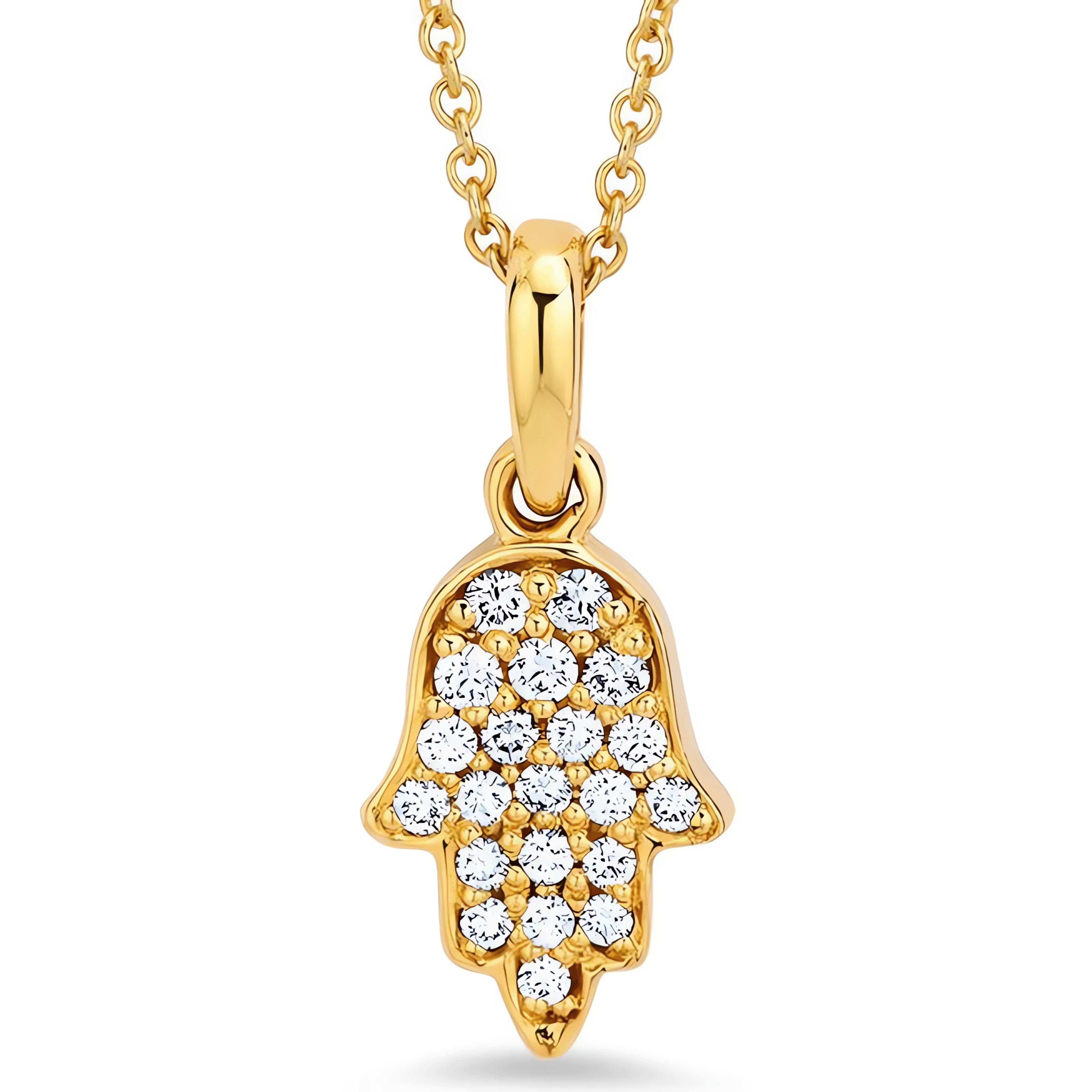 14kt Yellow Gold/Diamond/top