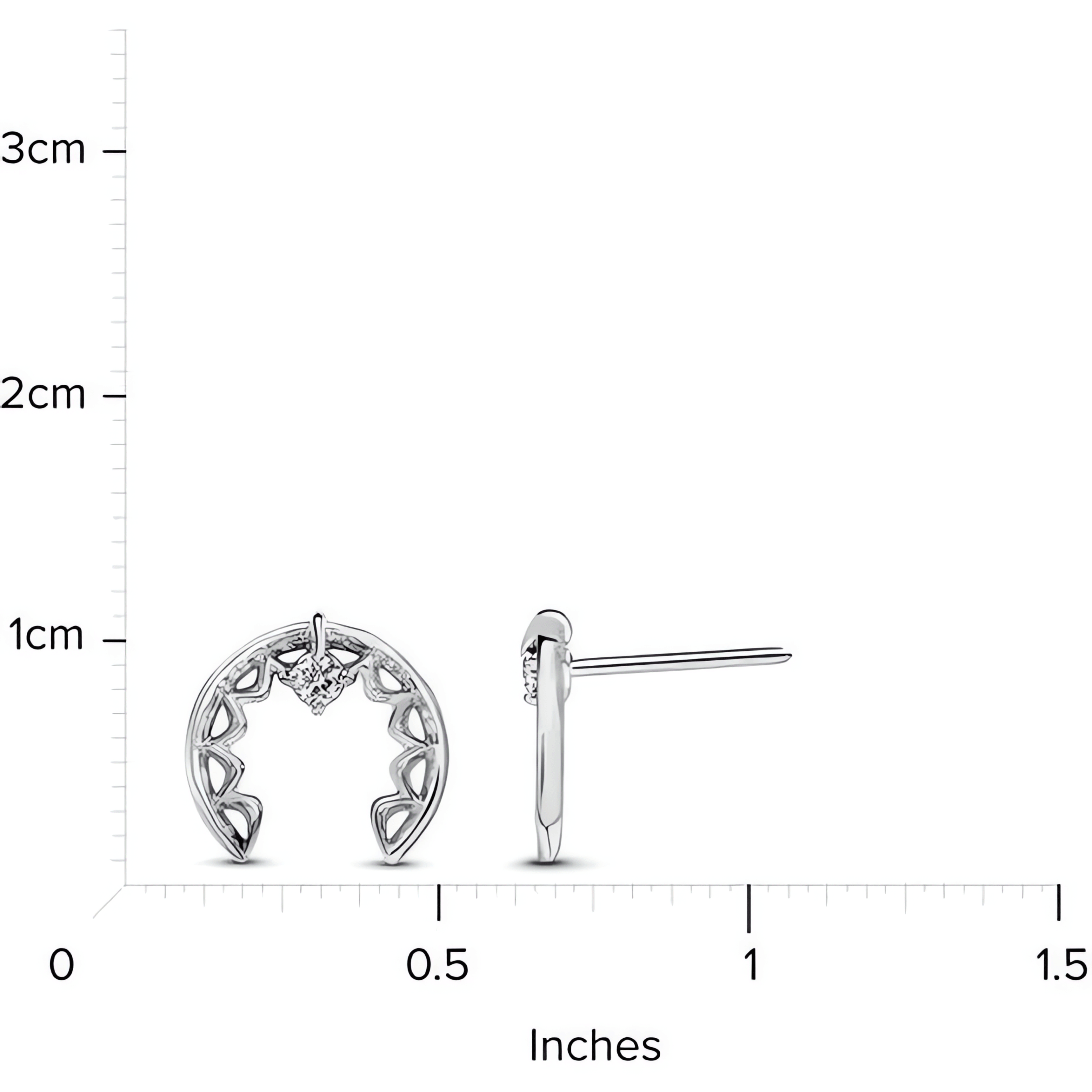 14kt White Gold/measurement