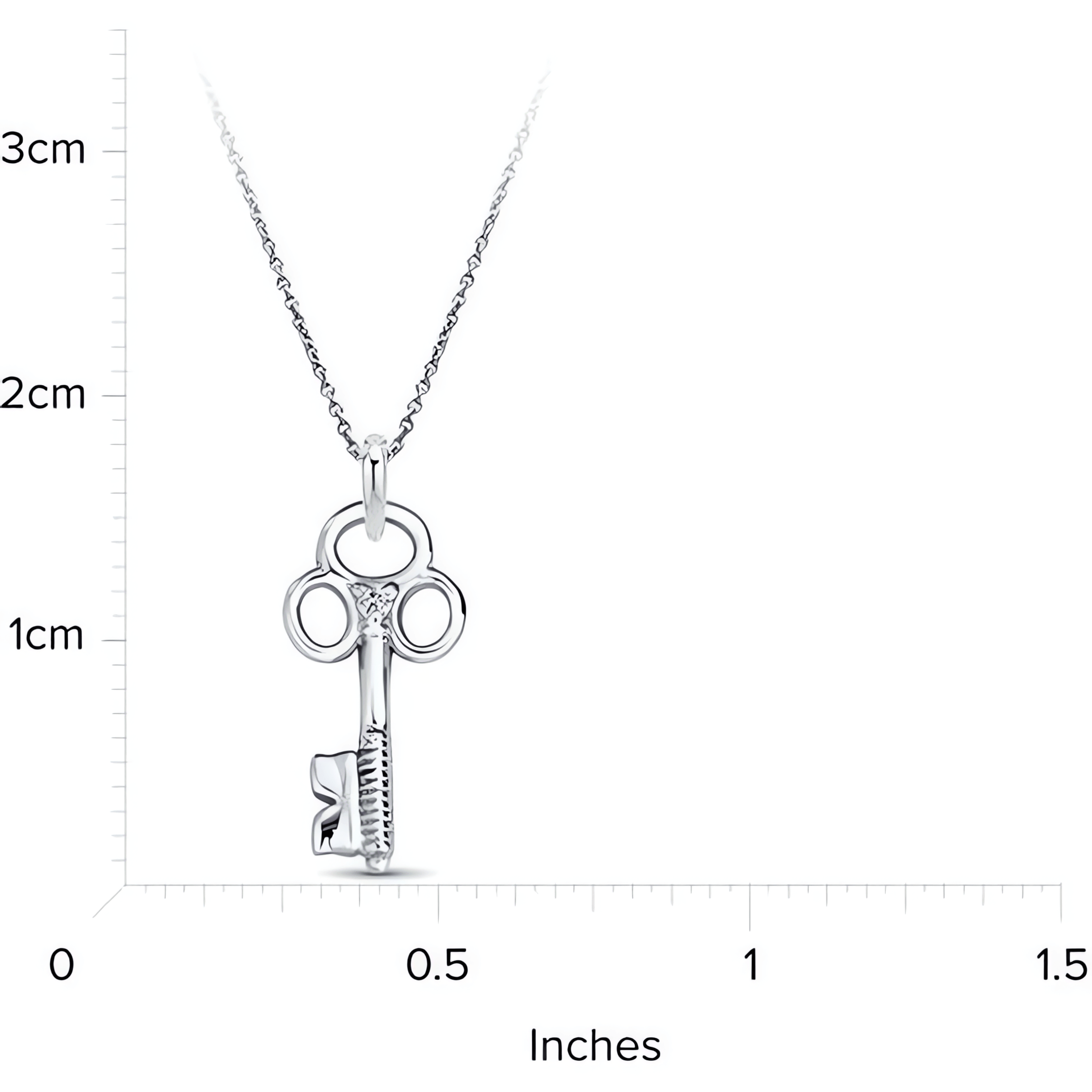 14kt White Gold/measurement