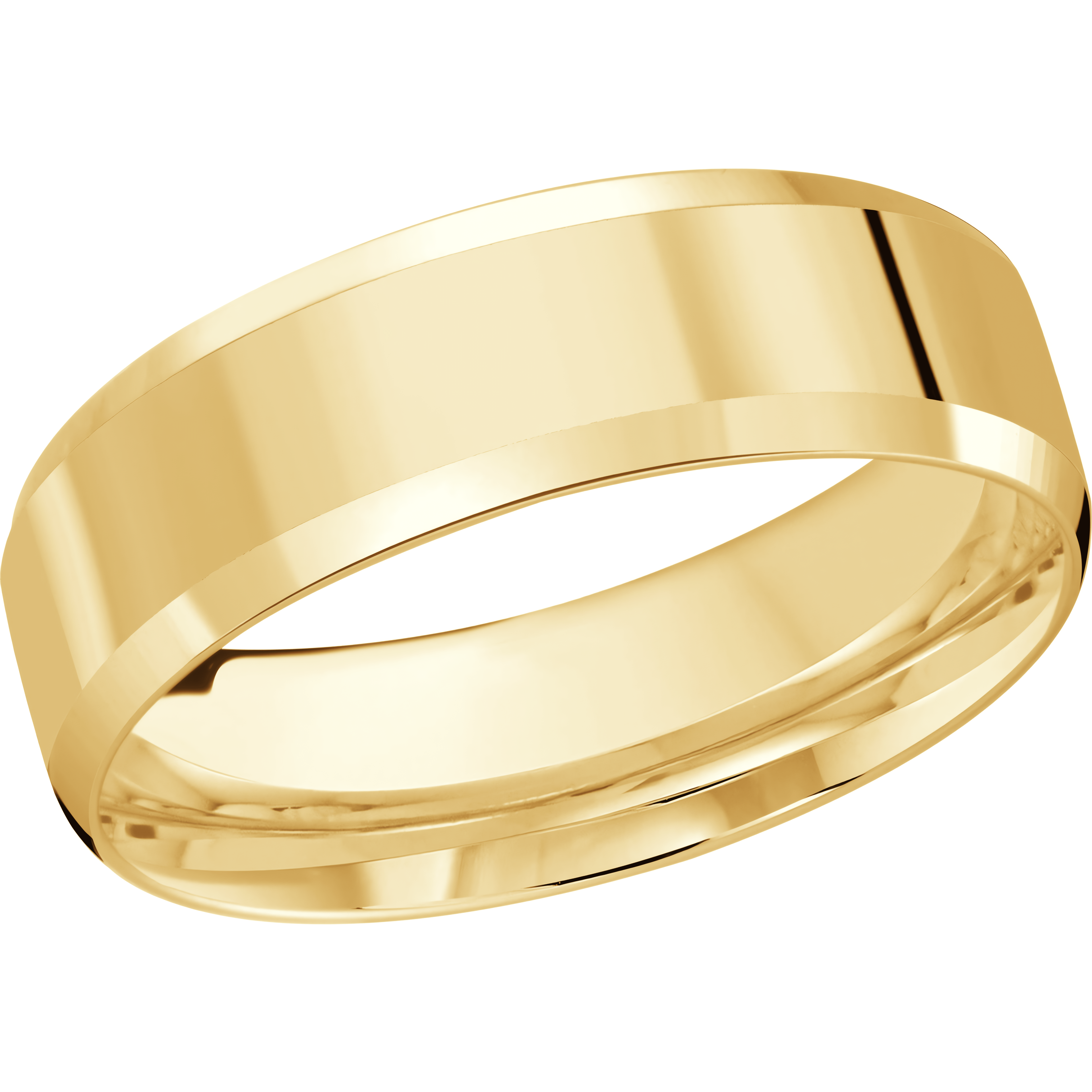 14kt Yellow Gold/7 mm/front