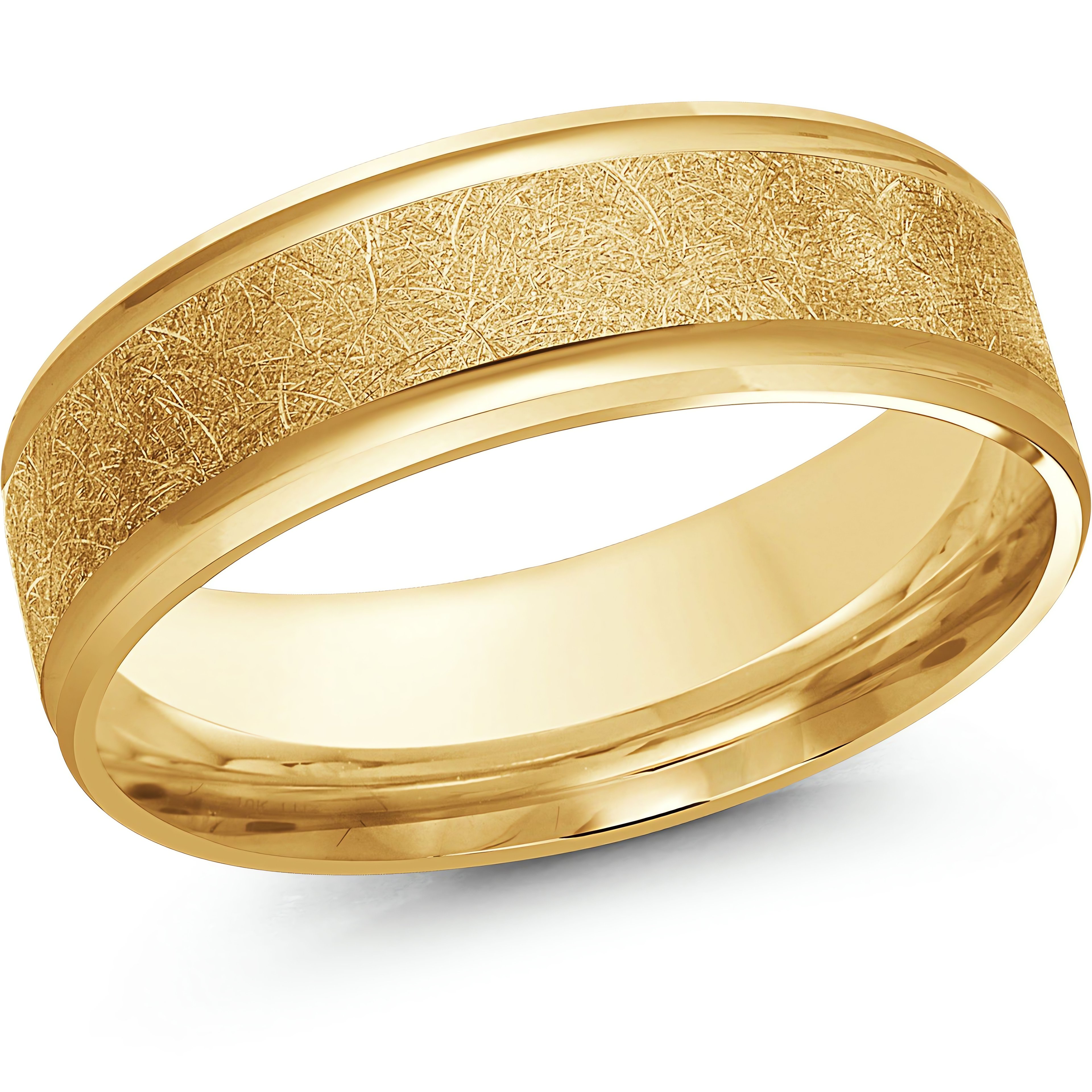 14kt Yellow Gold/7 mm/front