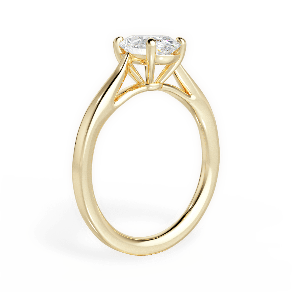 14kt Yellow Gold/18kt Yellow Gold/oval/front