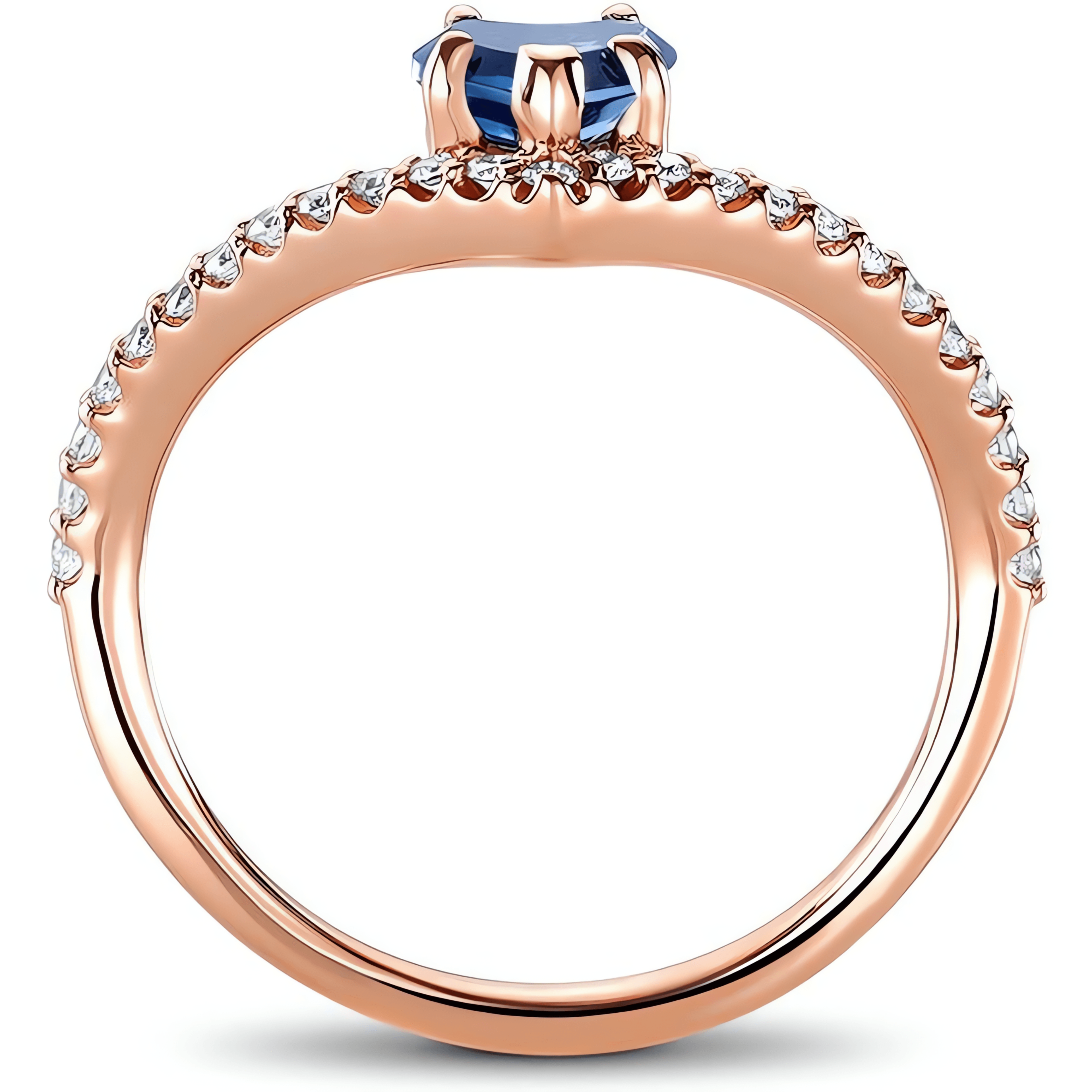 18kt Rose Gold/side