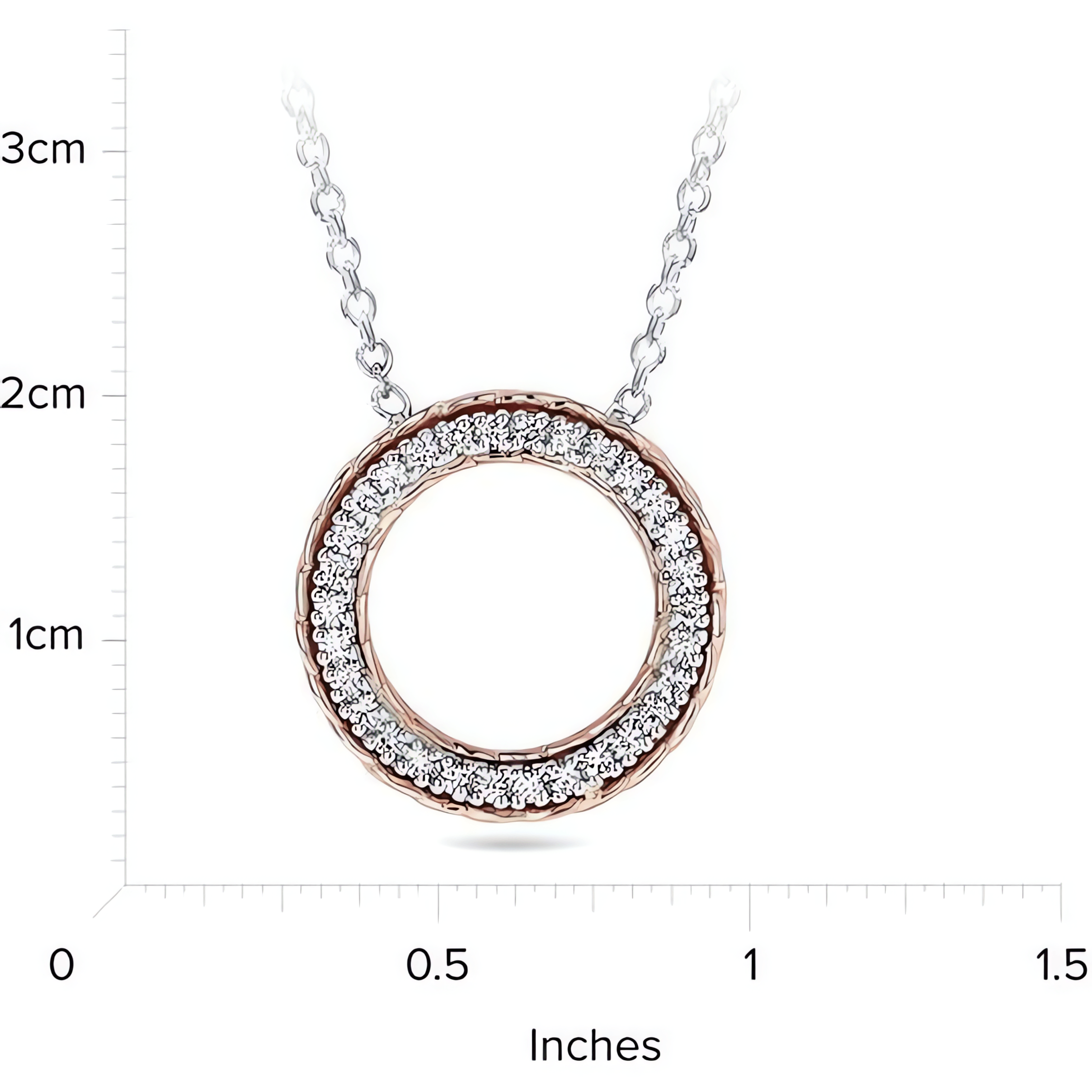 18kt Rose Gold/measurement