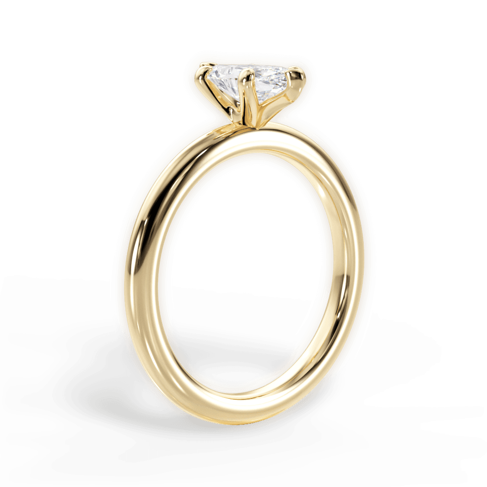 14kt Yellow Gold/18kt Yellow Gold/marquise/front