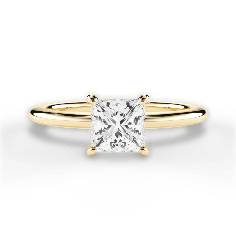 14kt Yellow Gold/18kt Yellow Gold/princess/top