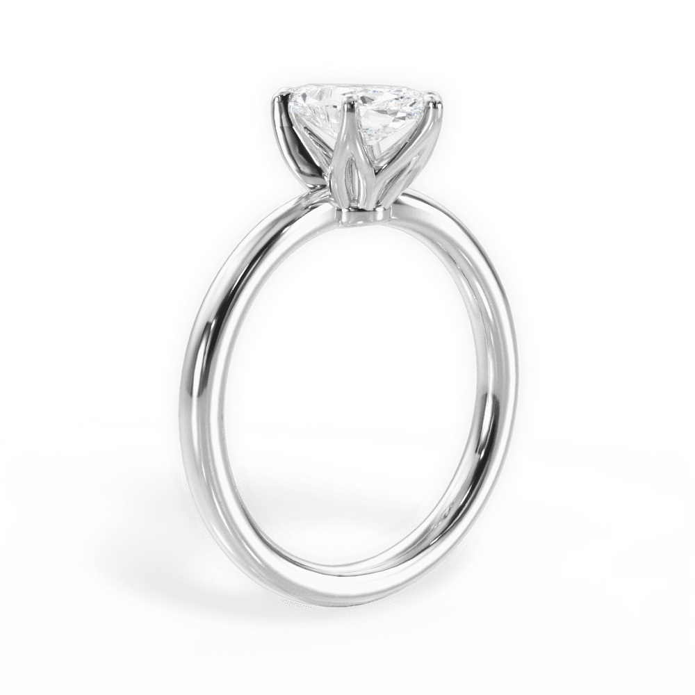 14kt White Gold/18kt White Gold/Platinum/marquise/front