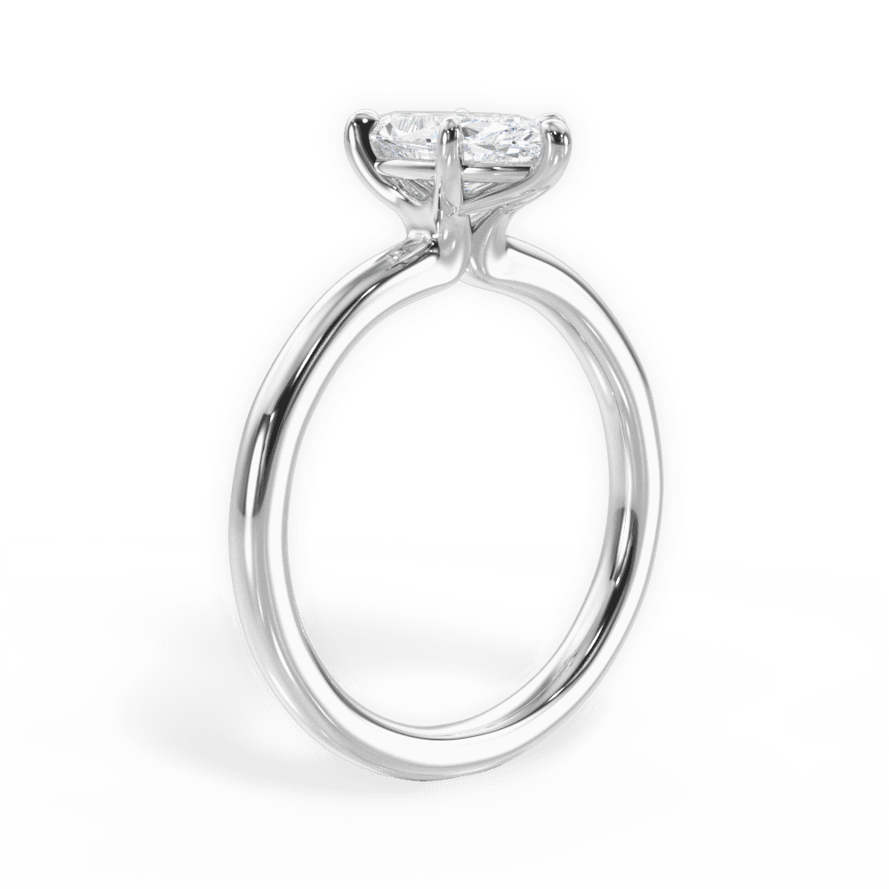 14kt White Gold/18kt White Gold/Platinum/marquise/front