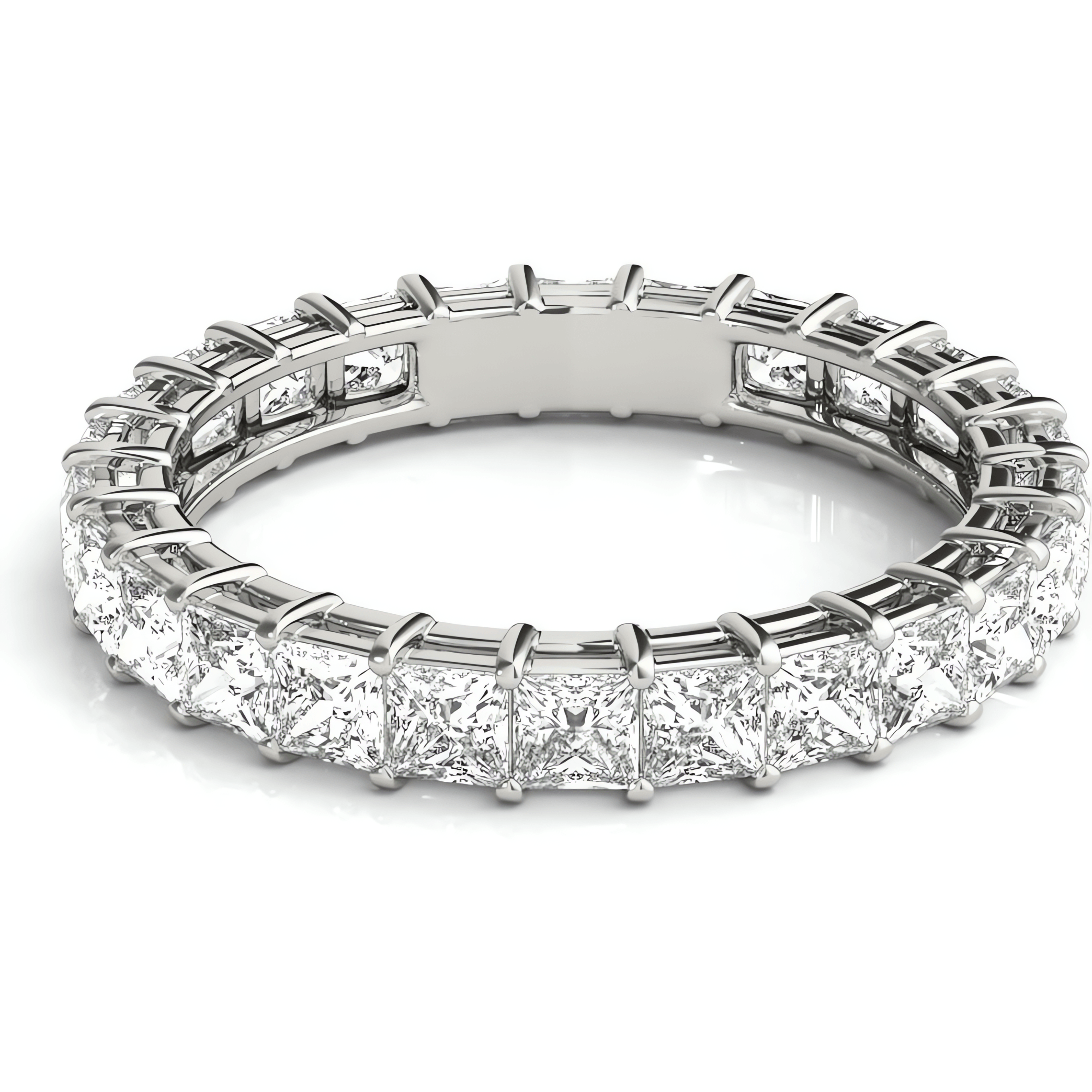 18kt White Gold/top/4/4.5/5/5.5/6/6.5/7/7.5/8