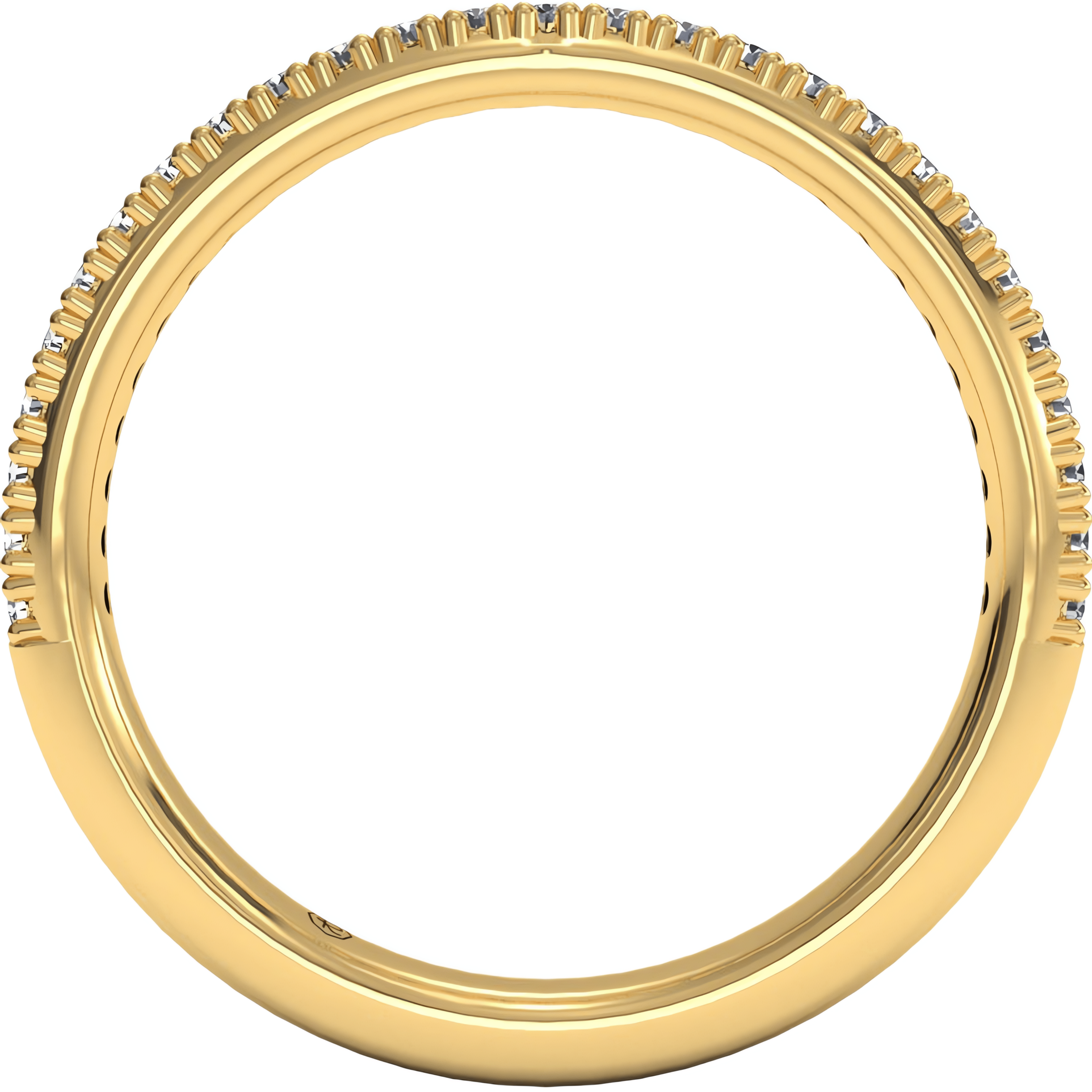 18kt yellow gold/front