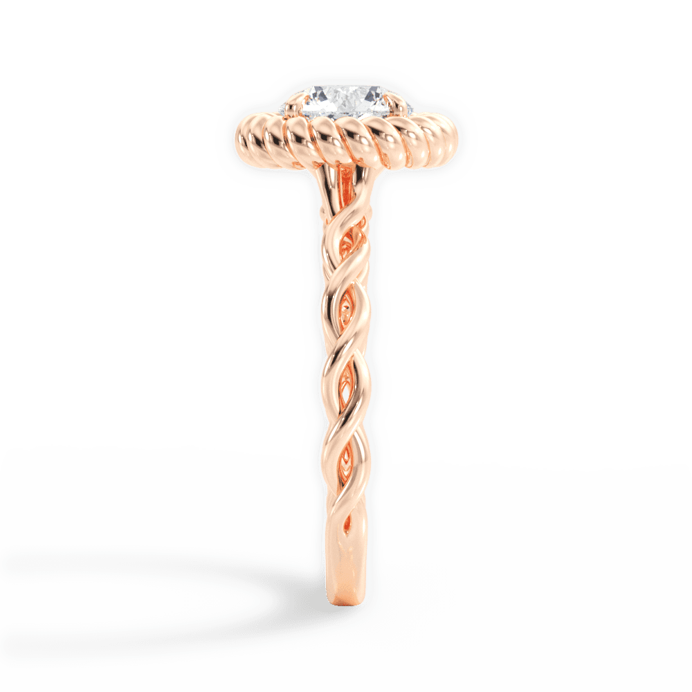 14kt Rose Gold/18kt Rose Gold/round/perspective