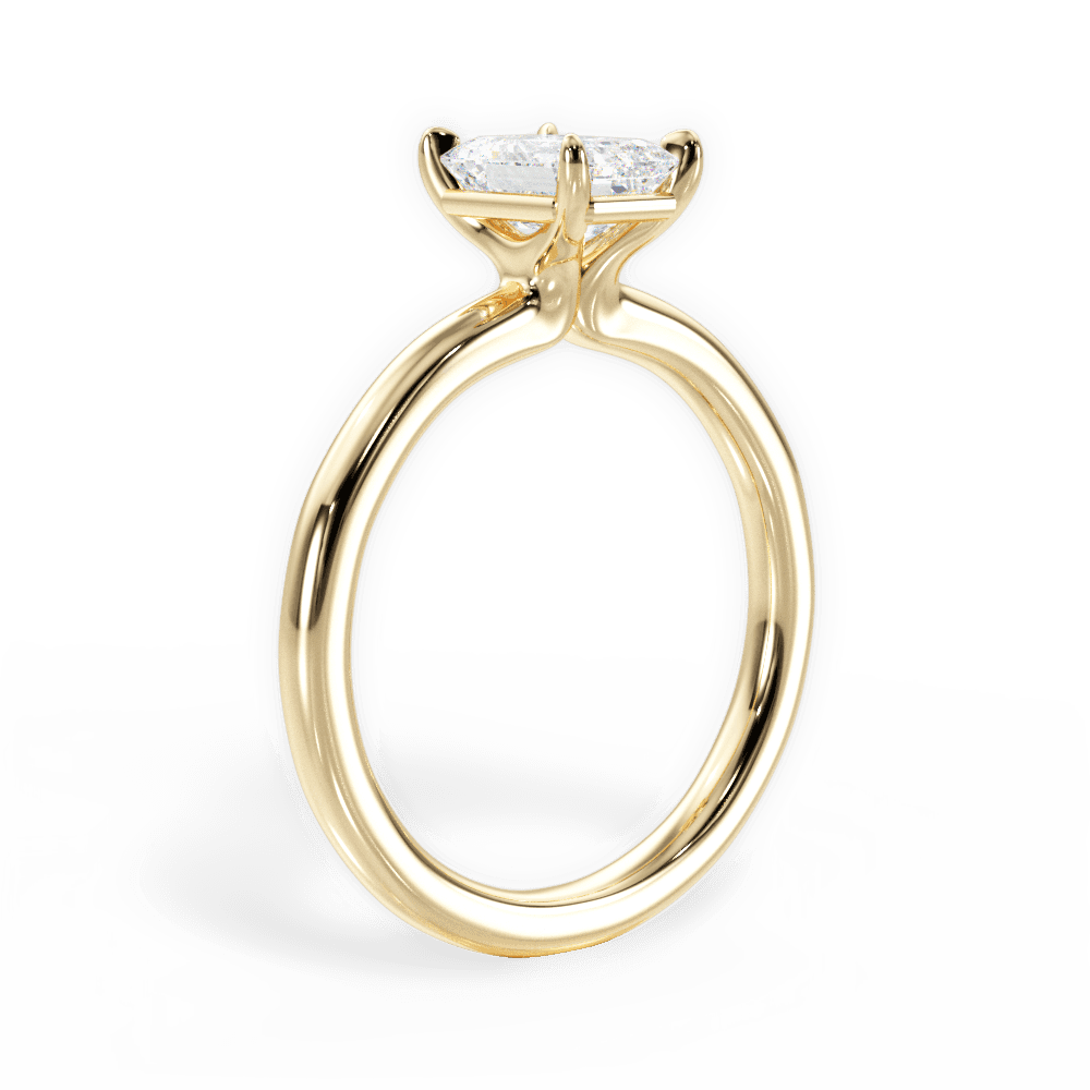 14kt Yellow Gold/18kt Yellow Gold/emerald/front