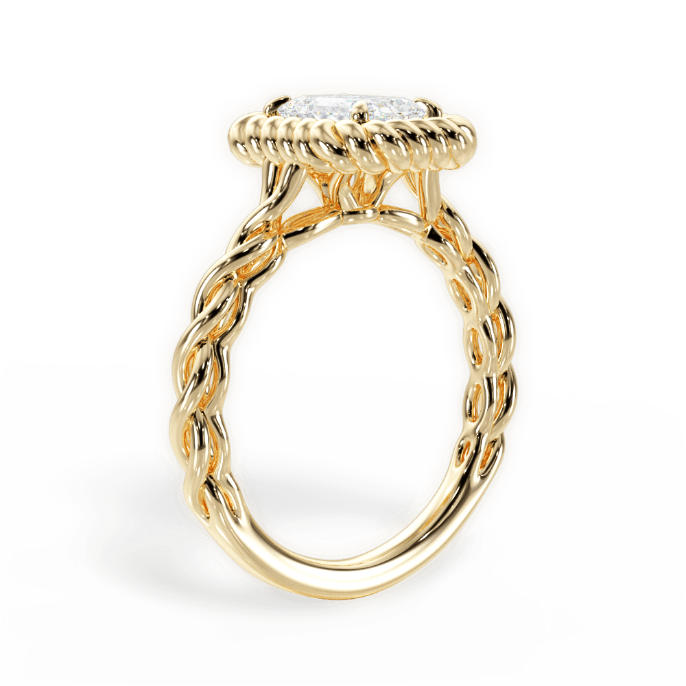 14kt Yellow Gold/18kt Yellow Gold/emerald/front