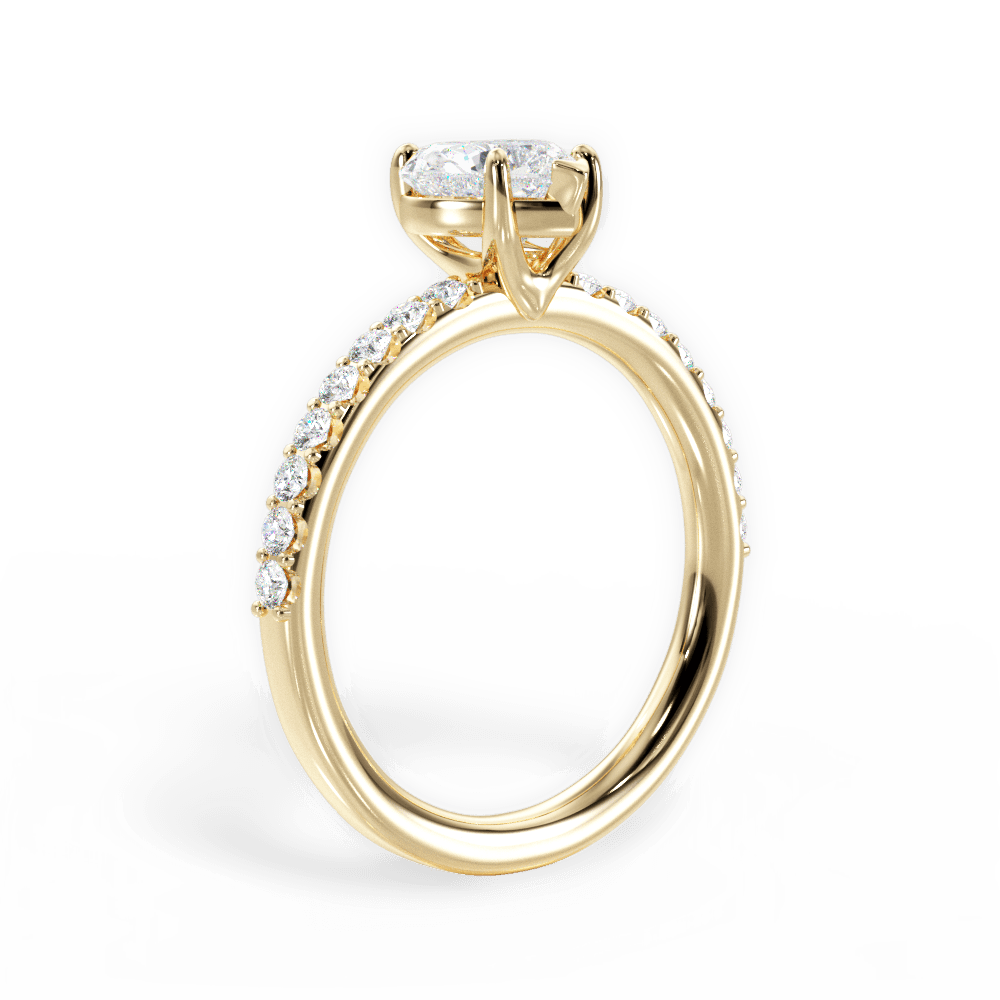 14kt Yellow Gold/18kt Yellow Gold/heart/front