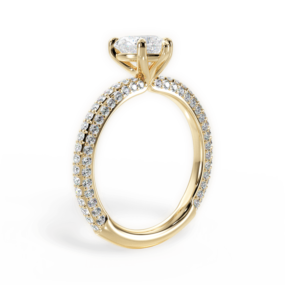 14kt Yellow Gold/18kt Yellow Gold/heart/front