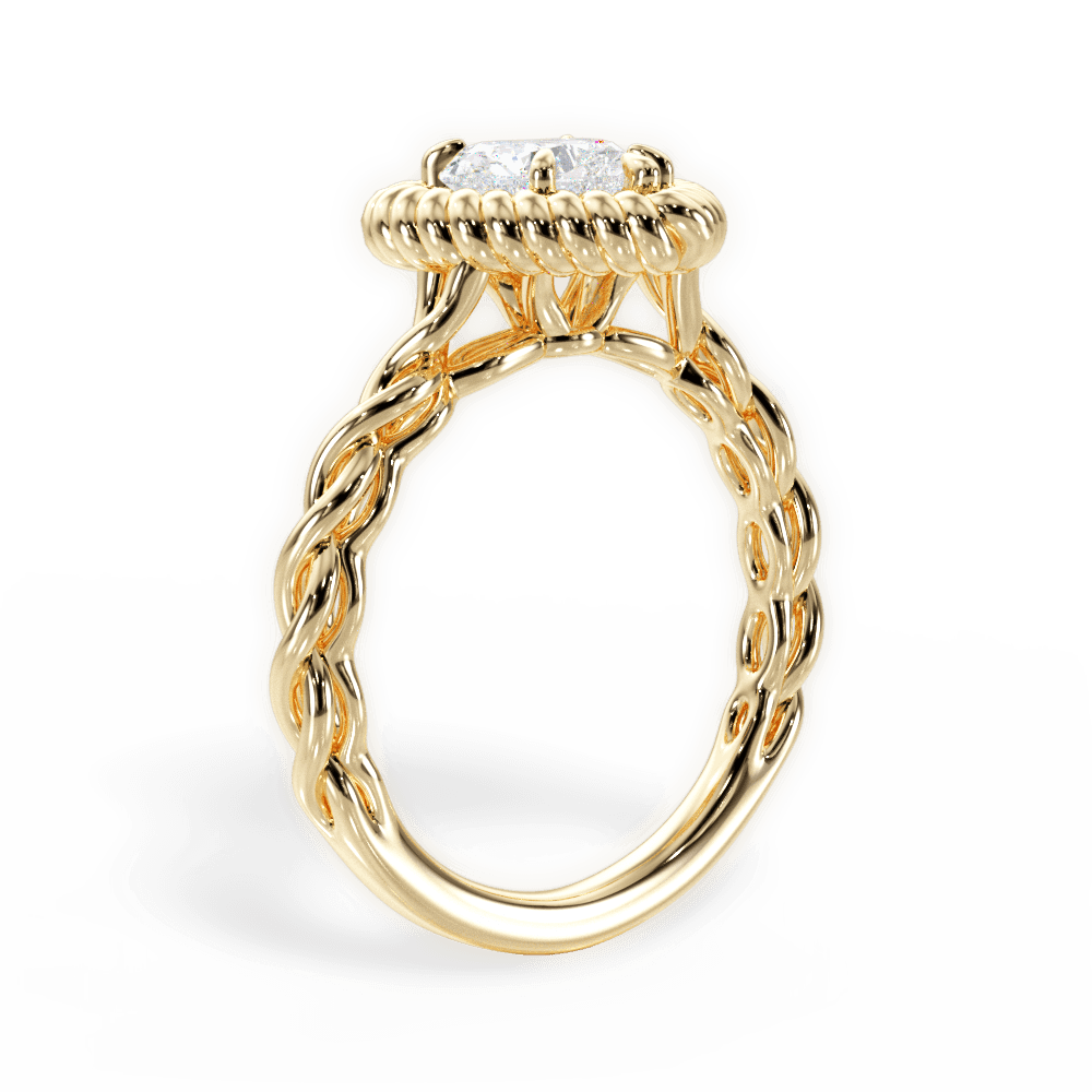 14kt Yellow Gold/18kt Yellow Gold/heart/front