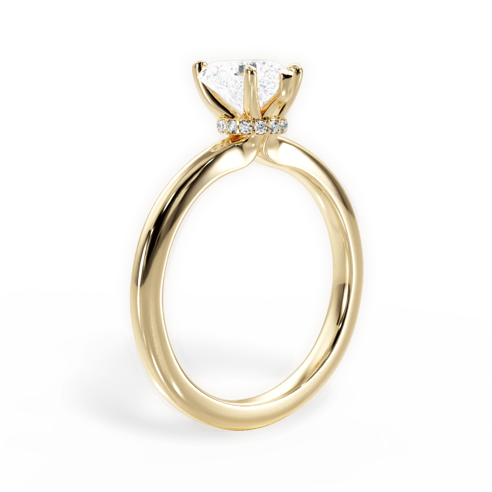 14kt Yellow Gold/18kt Yellow Gold/heart/front