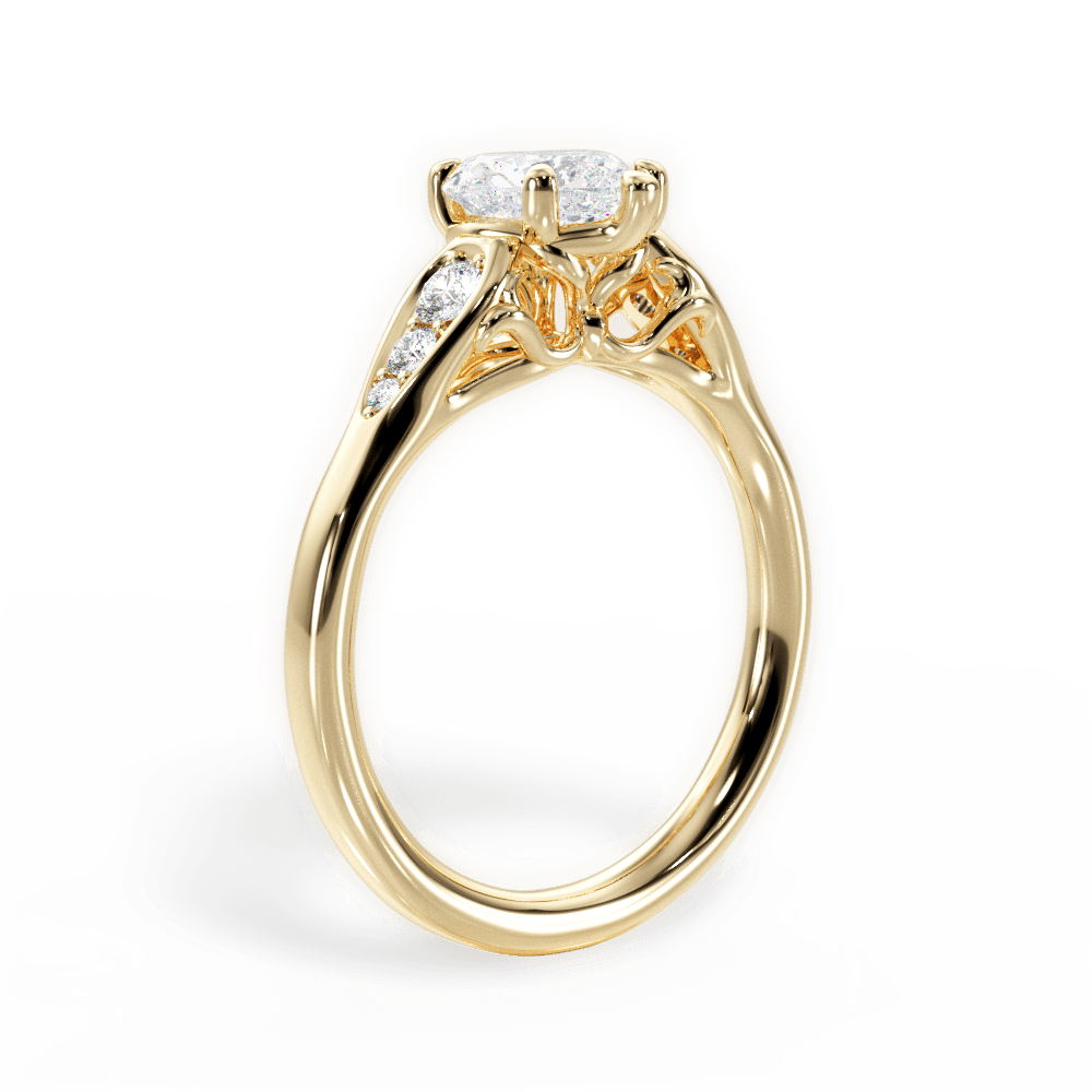 14kt Yellow Gold/18kt Yellow Gold/heart/front