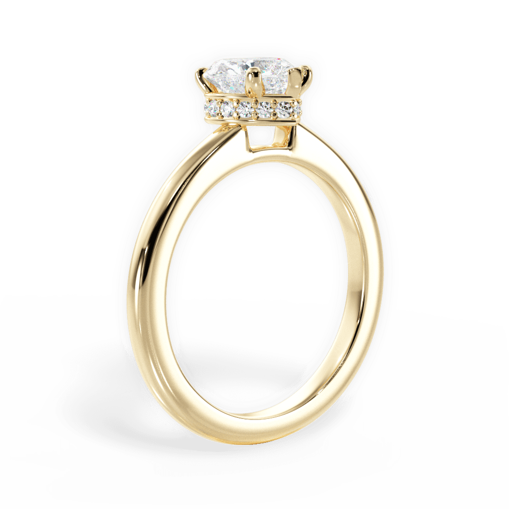 14kt Yellow Gold/18kt Yellow Gold/heart/front