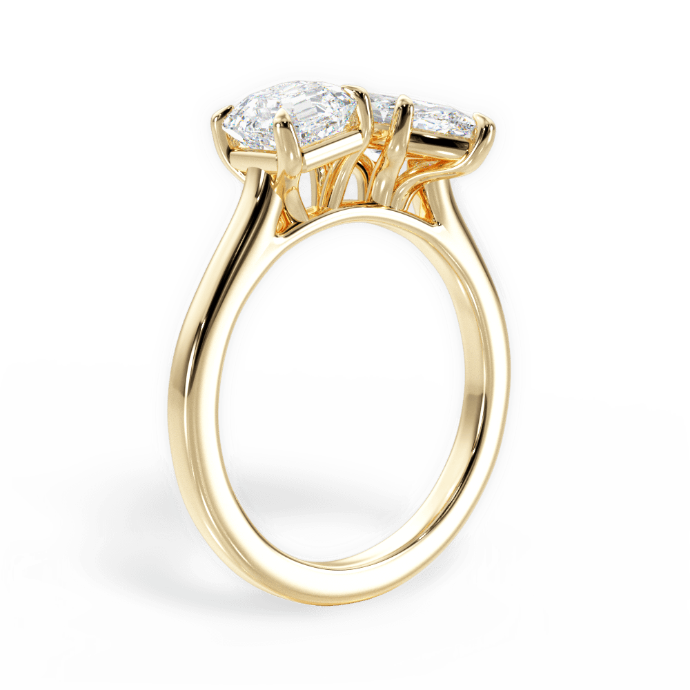 14kt Yellow Gold/18kt Yellow Gold/marquise/front