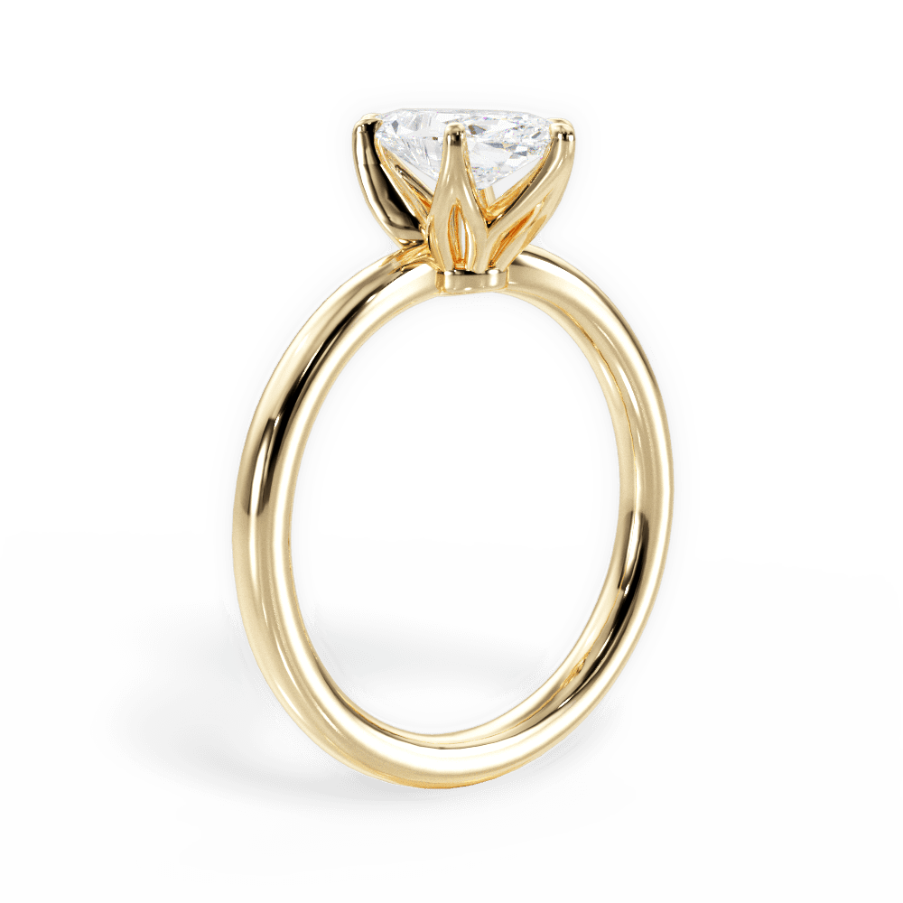 14kt Yellow Gold/18kt Yellow Gold/marquise/front