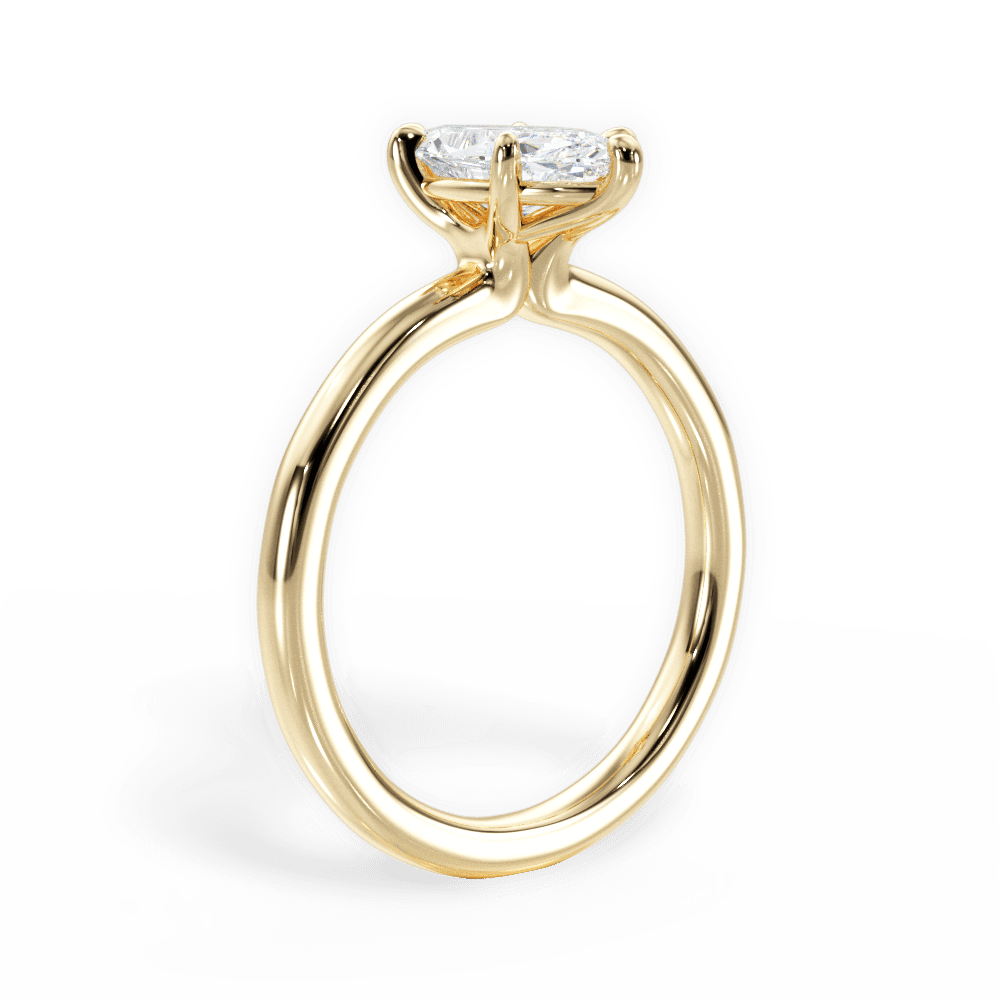 14kt Yellow Gold/18kt Yellow Gold/marquise/front