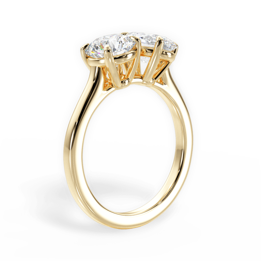 14kt Yellow Gold/18kt Yellow Gold/oval/front