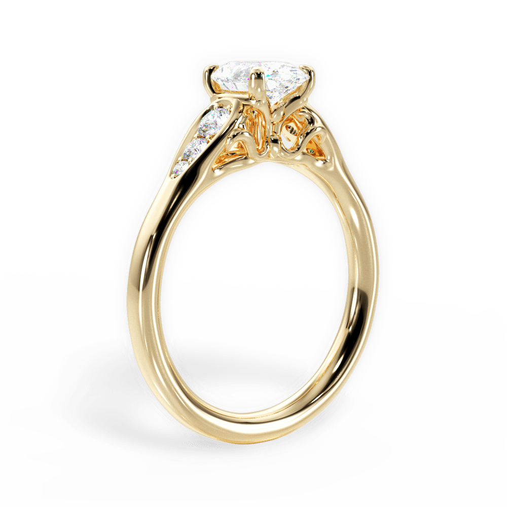 14kt Yellow Gold/18kt Yellow Gold/oval/front