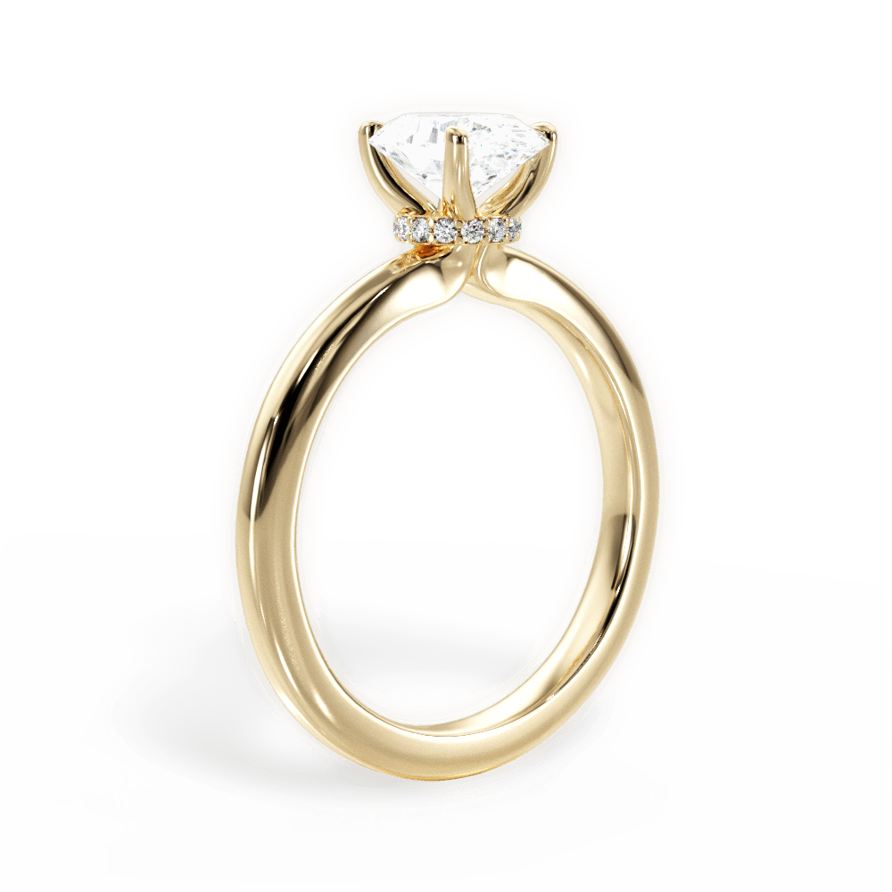 14kt Yellow Gold/18kt Yellow Gold/oval/front