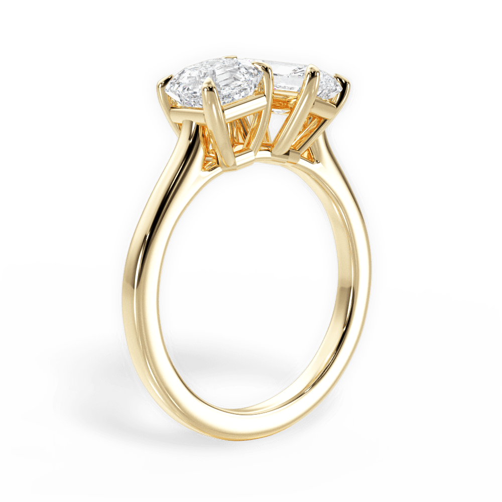 14kt Yellow Gold/18kt Yellow Gold/radiant/front