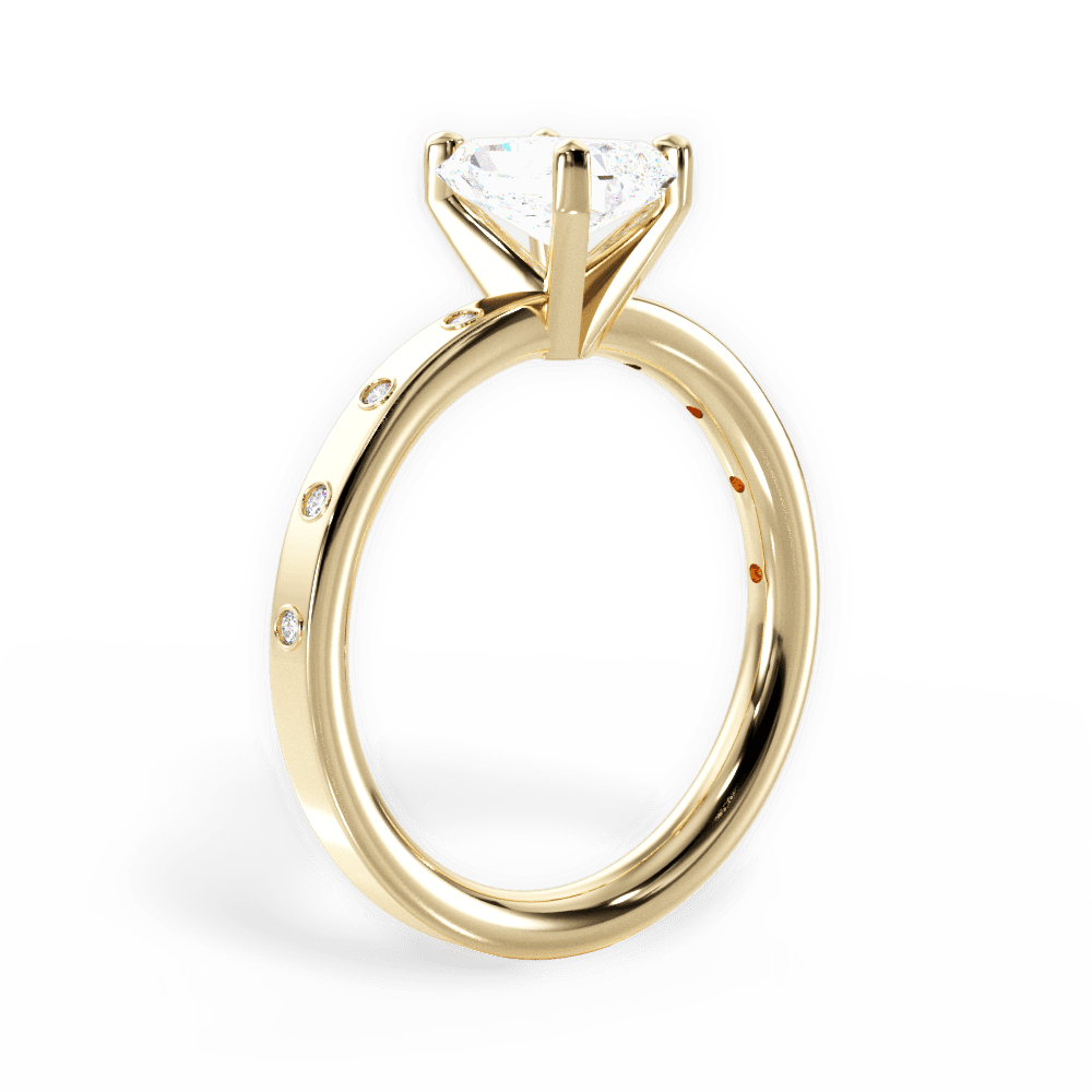 14kt Yellow Gold/18kt Yellow Gold/radiant/front