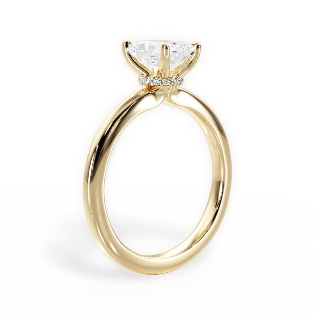 14kt Yellow Gold/18kt Yellow Gold/radiant/front