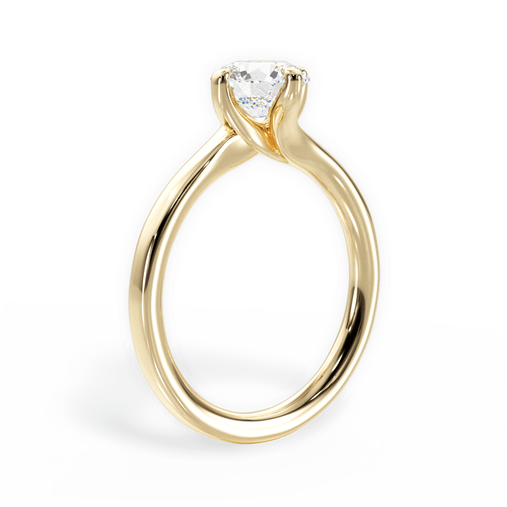 14kt Yellow Gold/18kt Yellow Gold/round/front