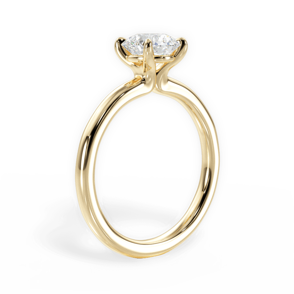 14kt Yellow Gold/18kt Yellow Gold/round/front