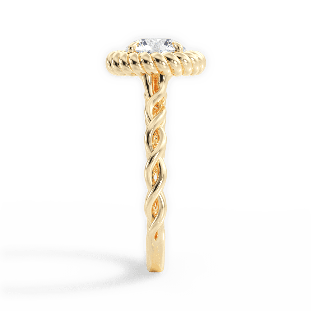 14kt Yellow Gold/18kt Yellow Gold/round/perspective