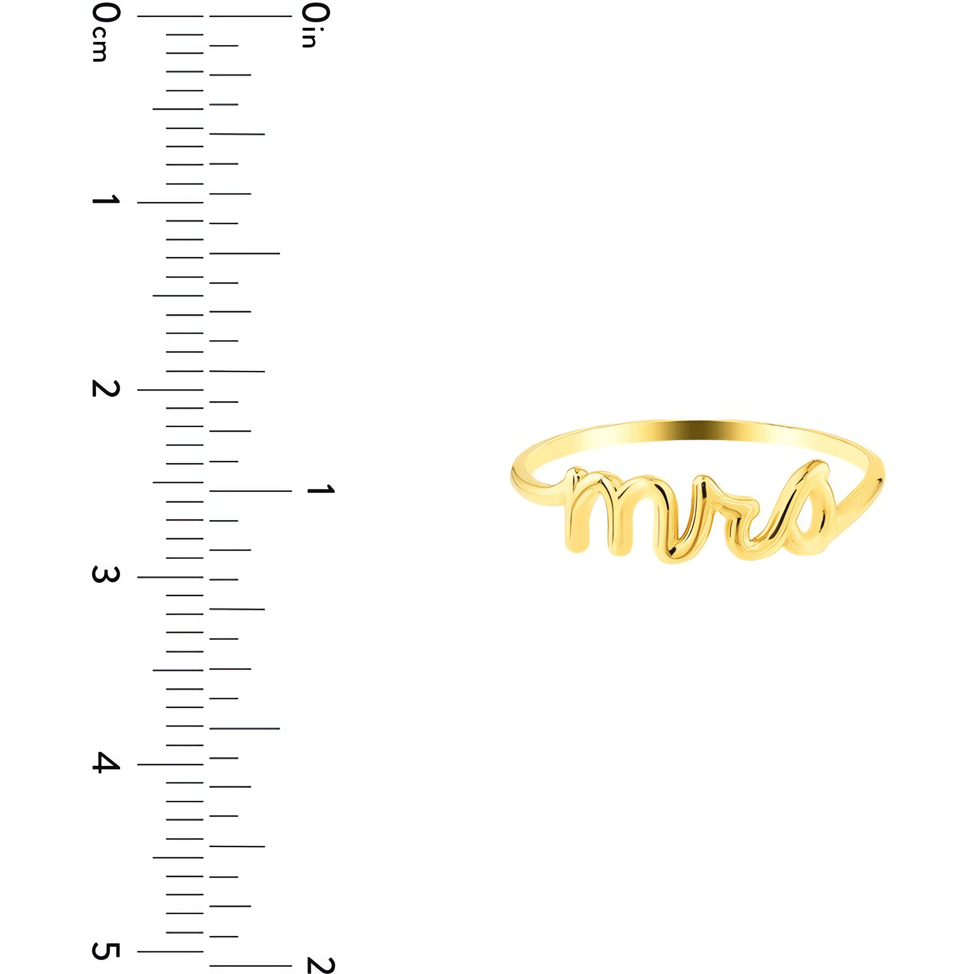 14kt yellow gold/front