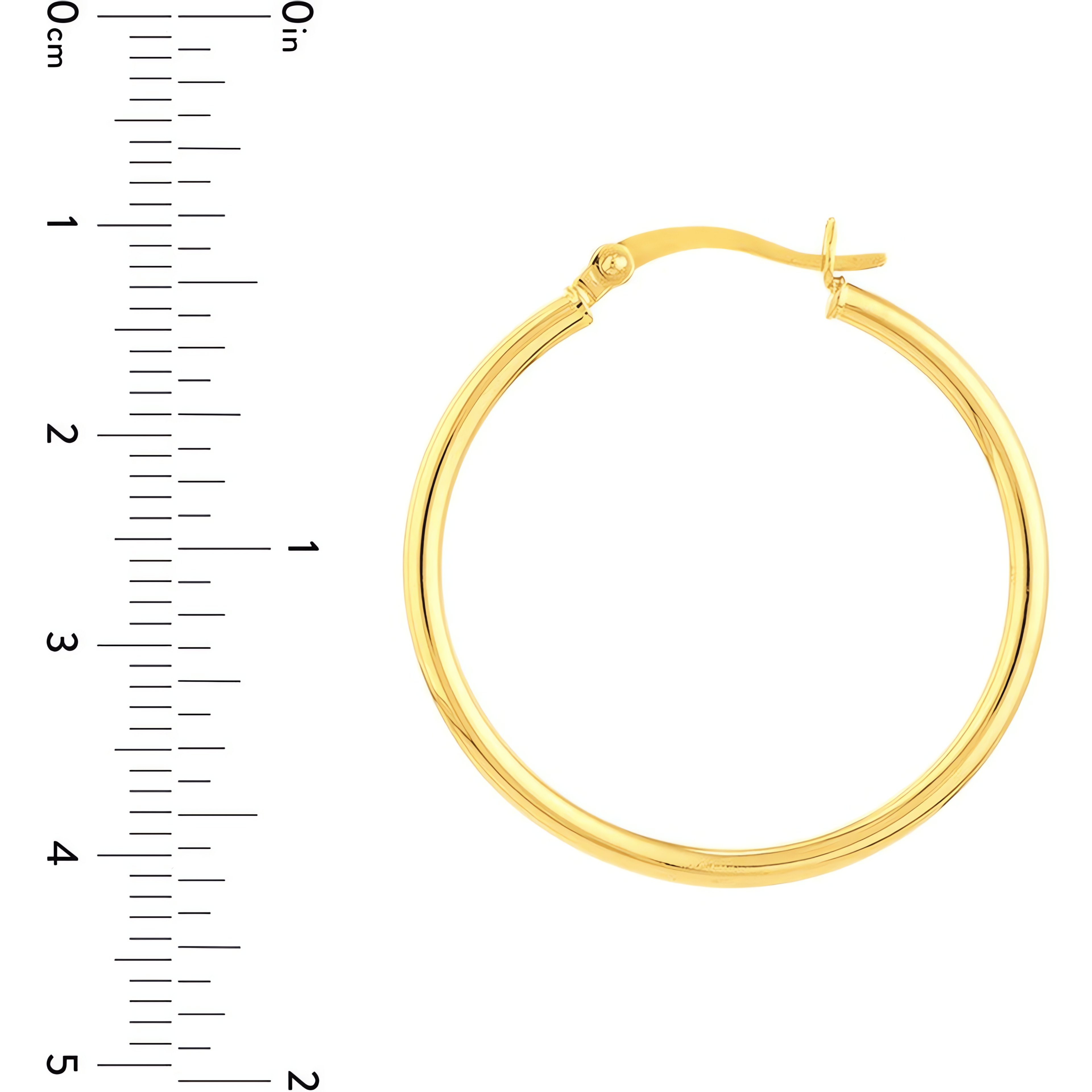 14kt yellow gold/30mm/perspective