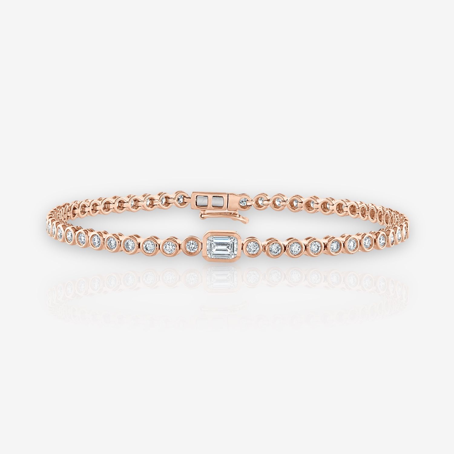 14kt rose gold/1.50 ctw/top