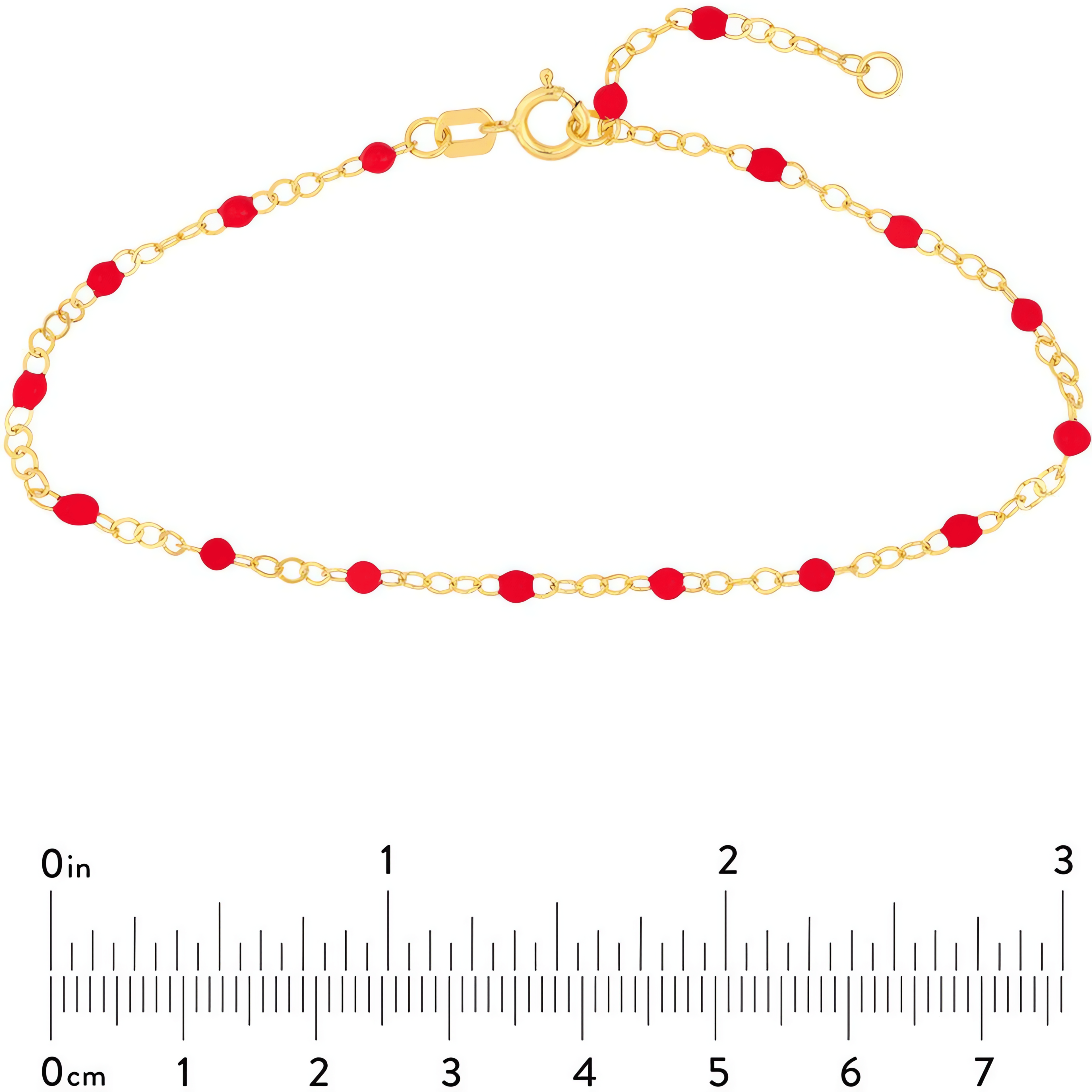 14kt yellow gold/measurement