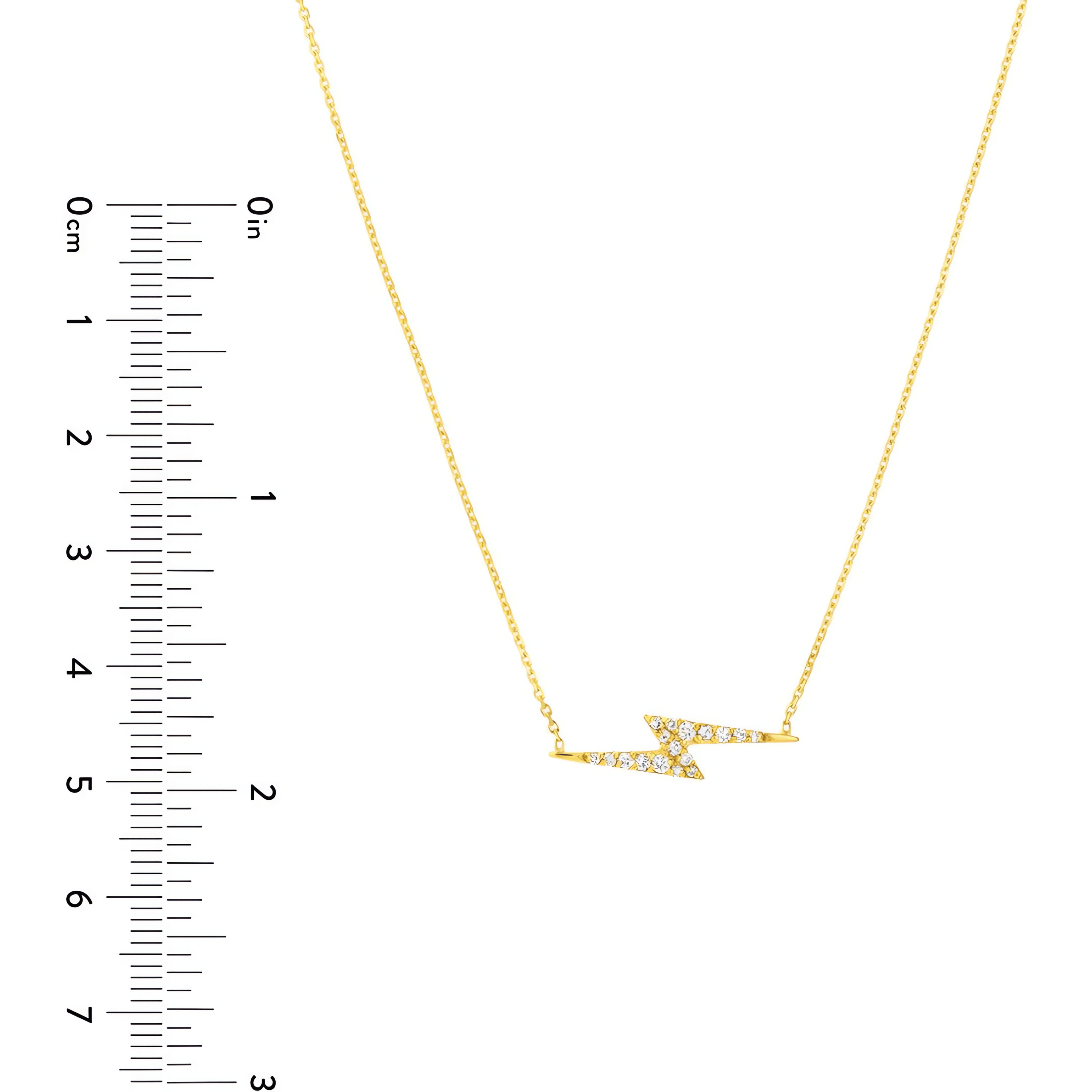 14kt yellow gold/measurement