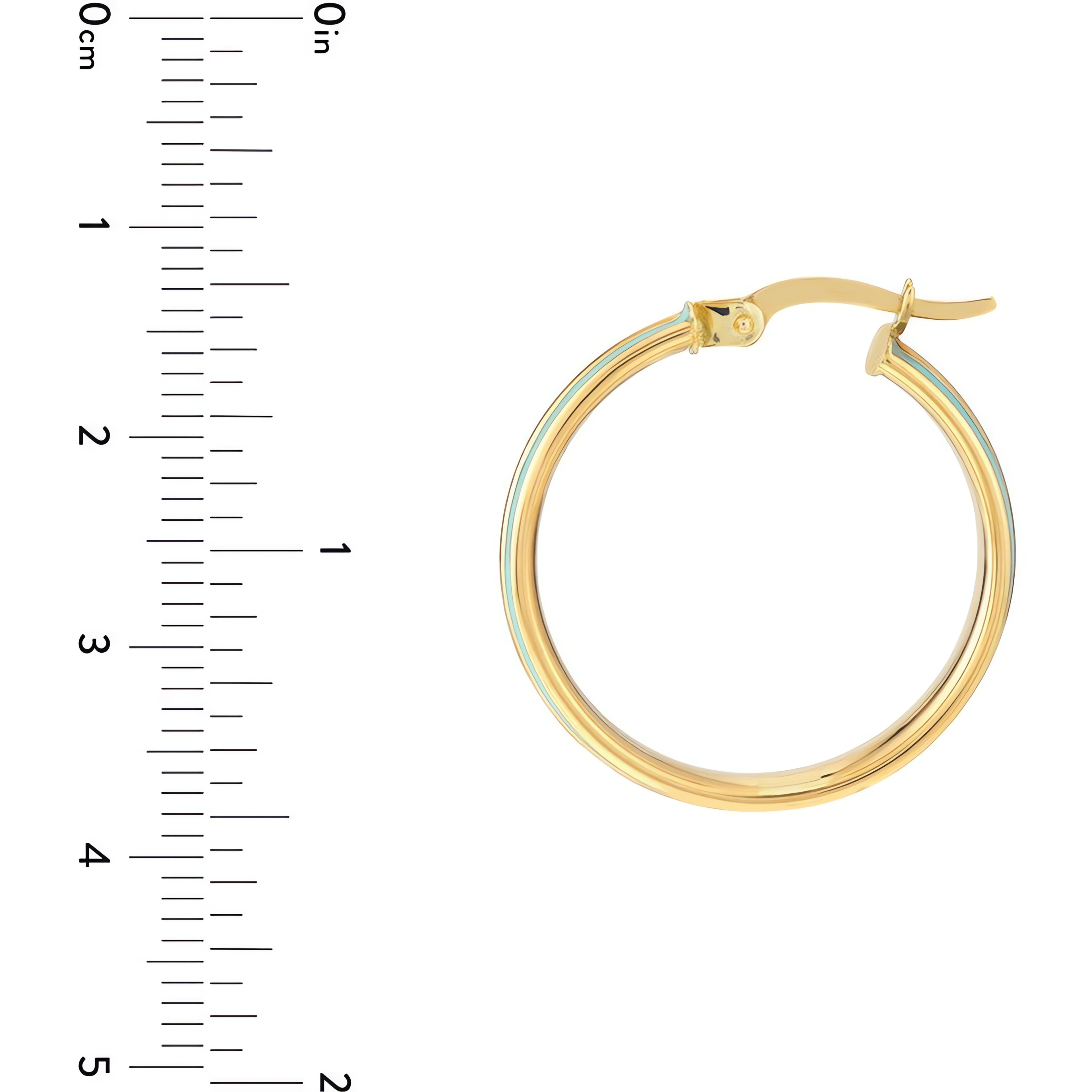 14kt yellow gold/measurements