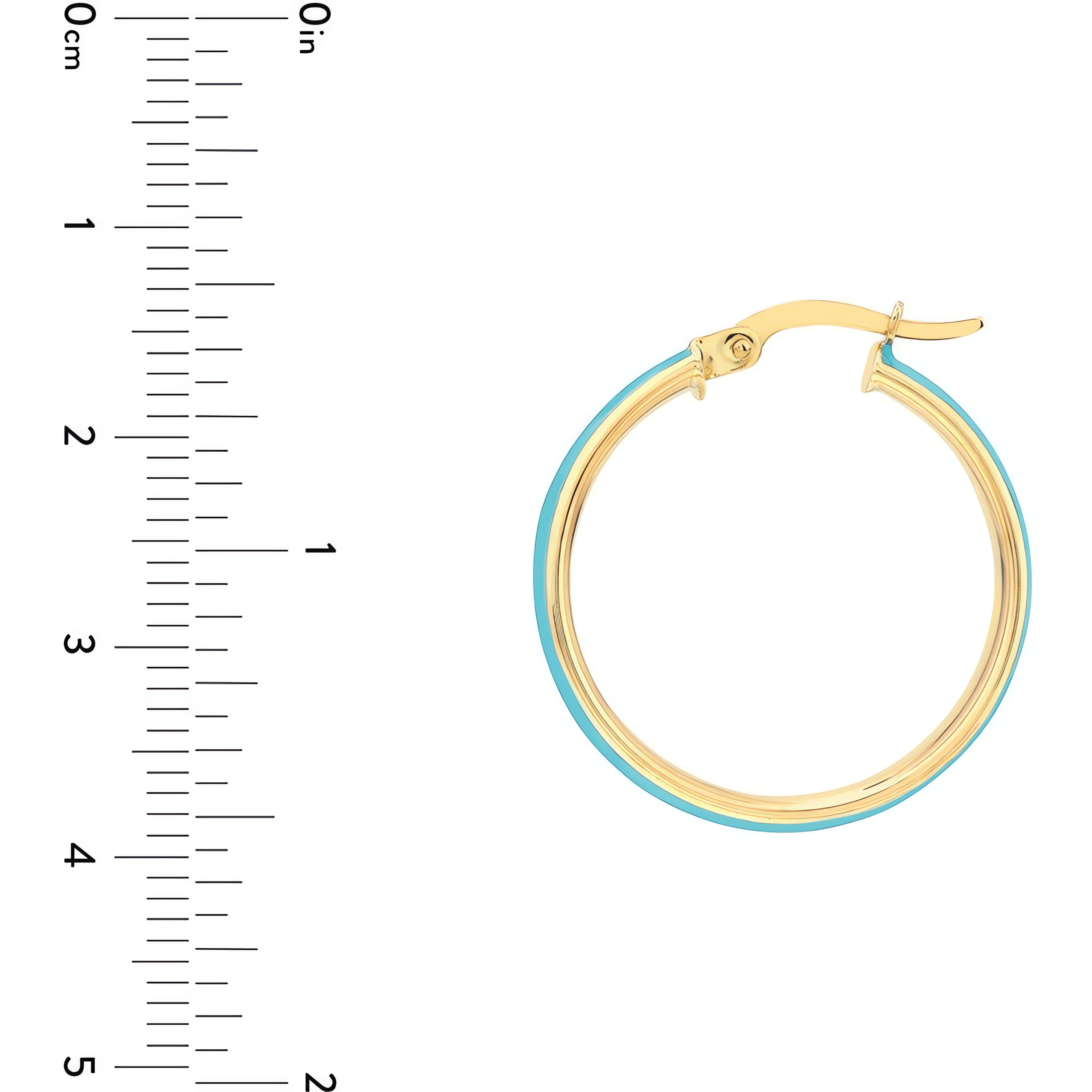 14kt yellow gold/measurements