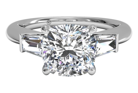 2 Carat Cushion Cut Diamond Ring