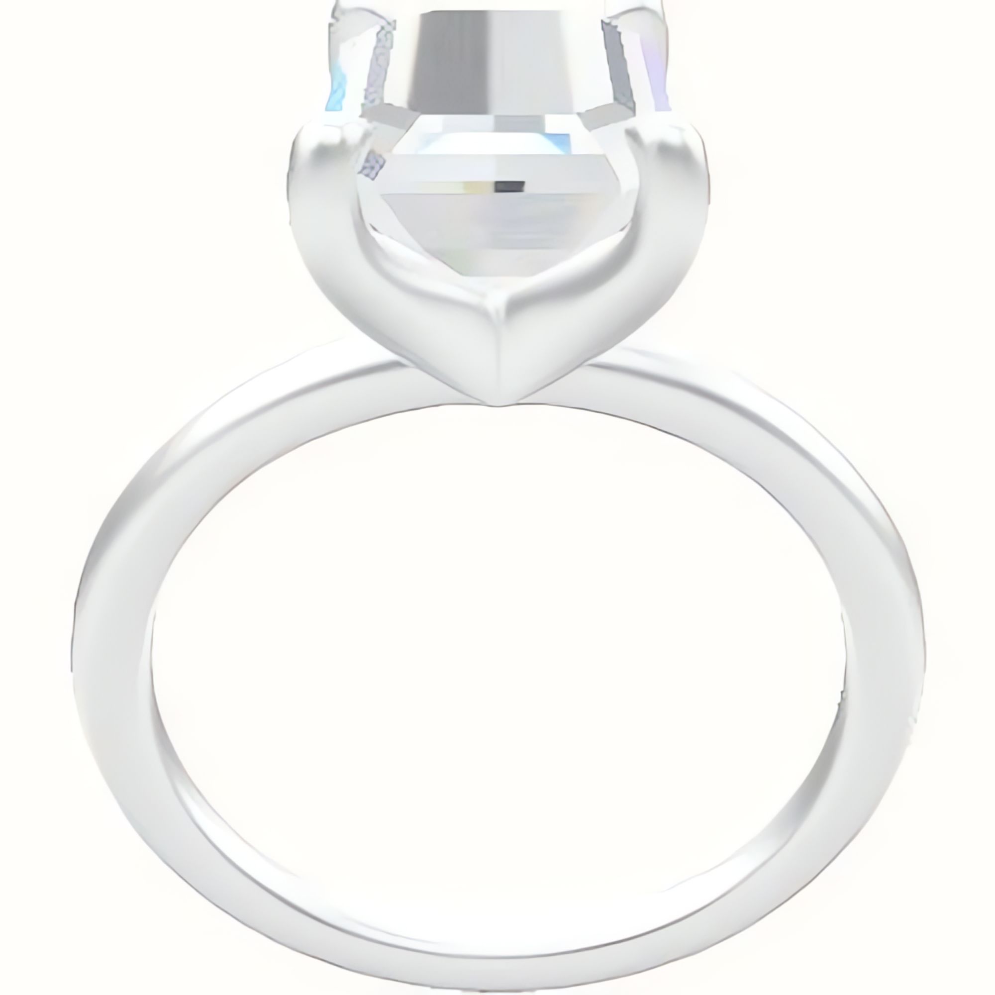 Classic Solitaire Engagement Ring With Four Prong Head