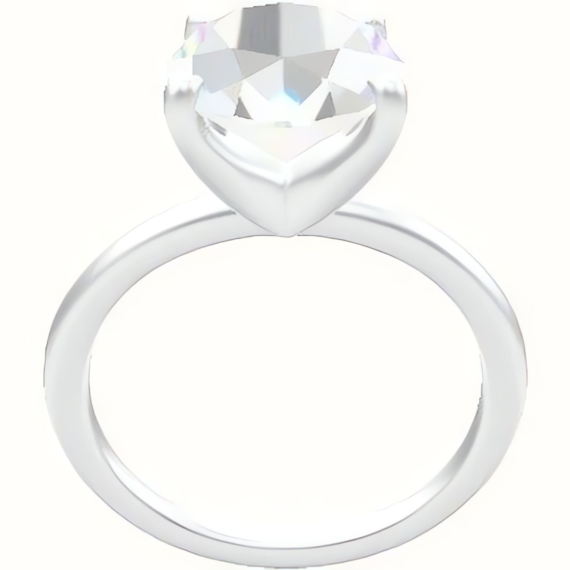 Classic Solitaire Engagement Ring With Four Prong Head